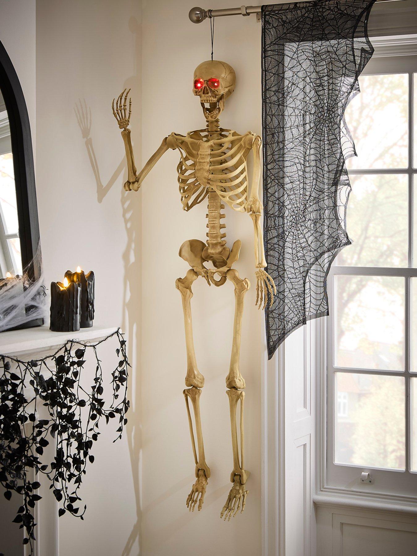 Image 2 of 5 of Smart Halloween Large&nbsp;Bones Skeleton With Light Up Eyes Decoration&nbsp;- 1.5 m