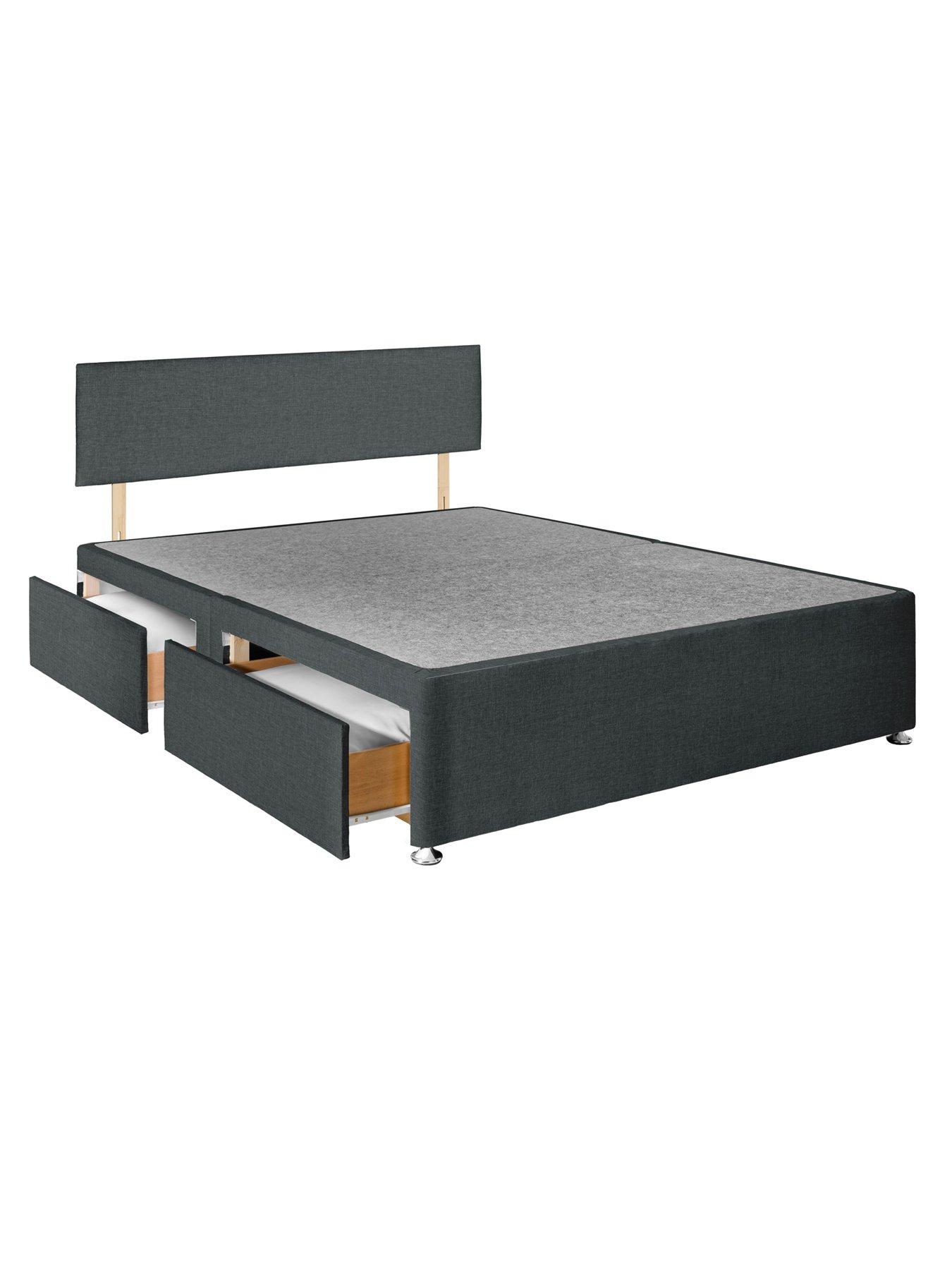  image of airsprung-essential-divannbspbed-base-and-headboard-set