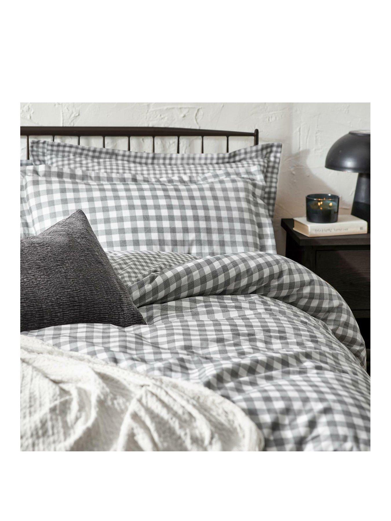 Image 2 of 4 of Yard Barton Duvet Cover and Pillowcase Set - Grey