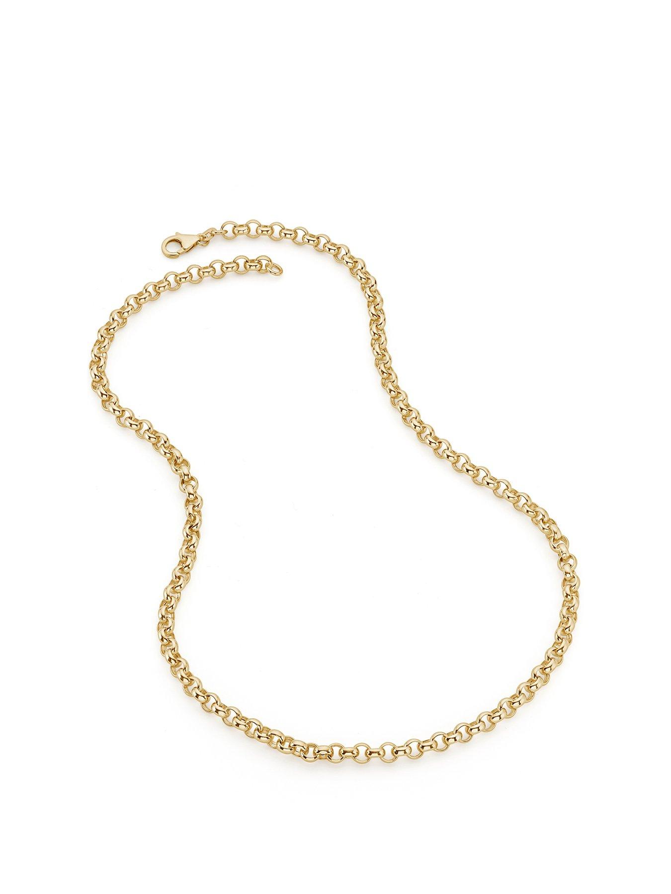 the-love-collection-9ct-yellow-gold-rolo-chain-necklace-5mm-18-inch