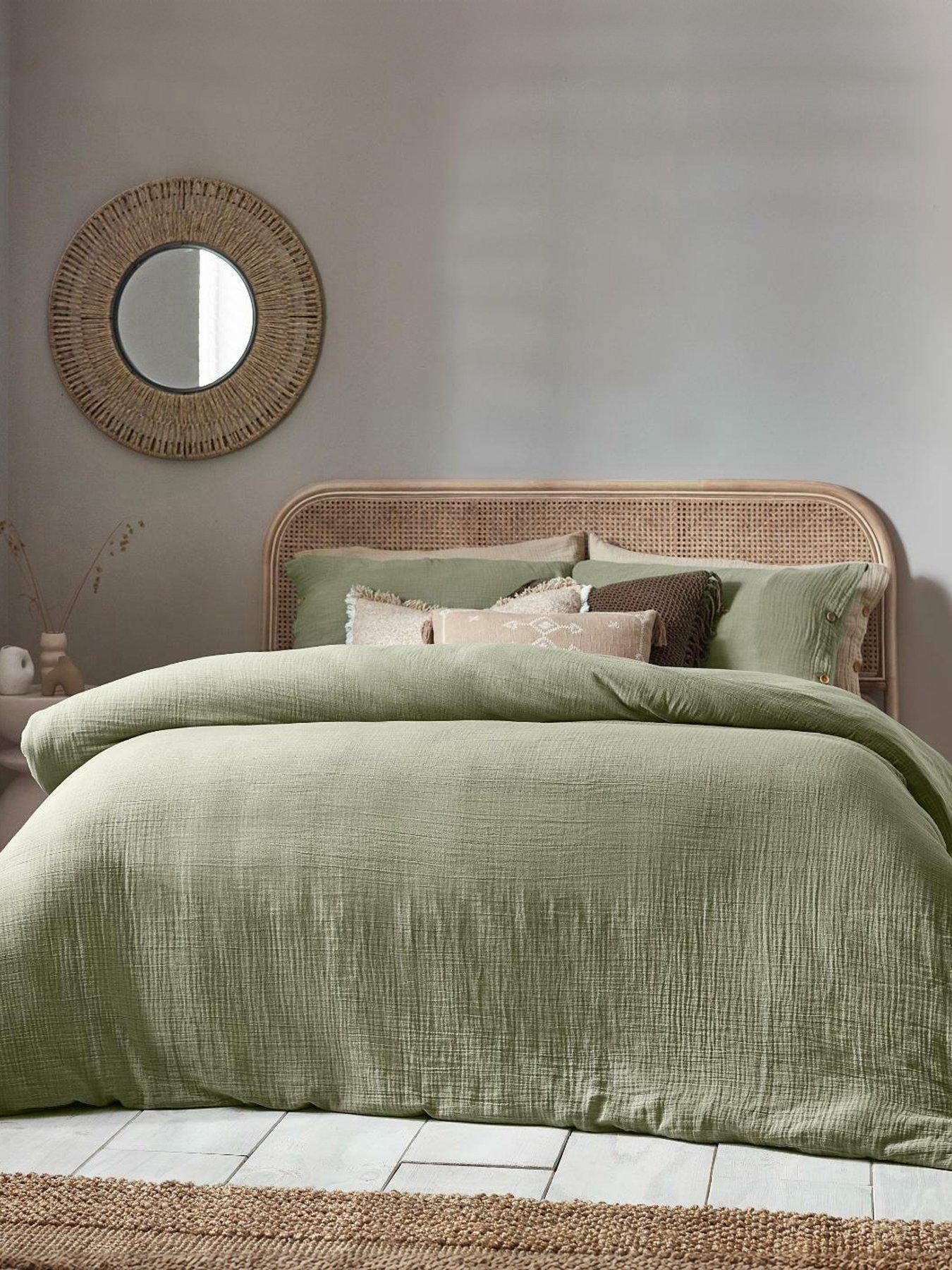 Yard Lark 100% Cotton Duvet Cover Set - Eucalyptus