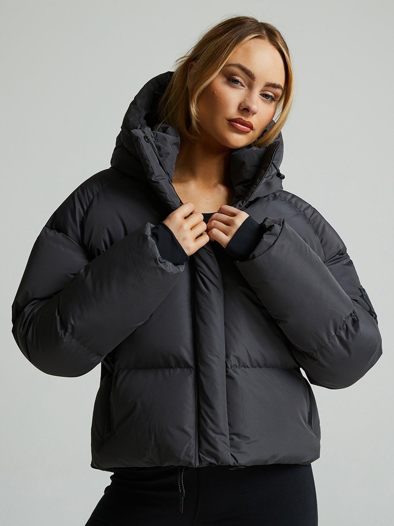 Zavetti Canada Rivera Tech Short Puffer Jacket - Grey