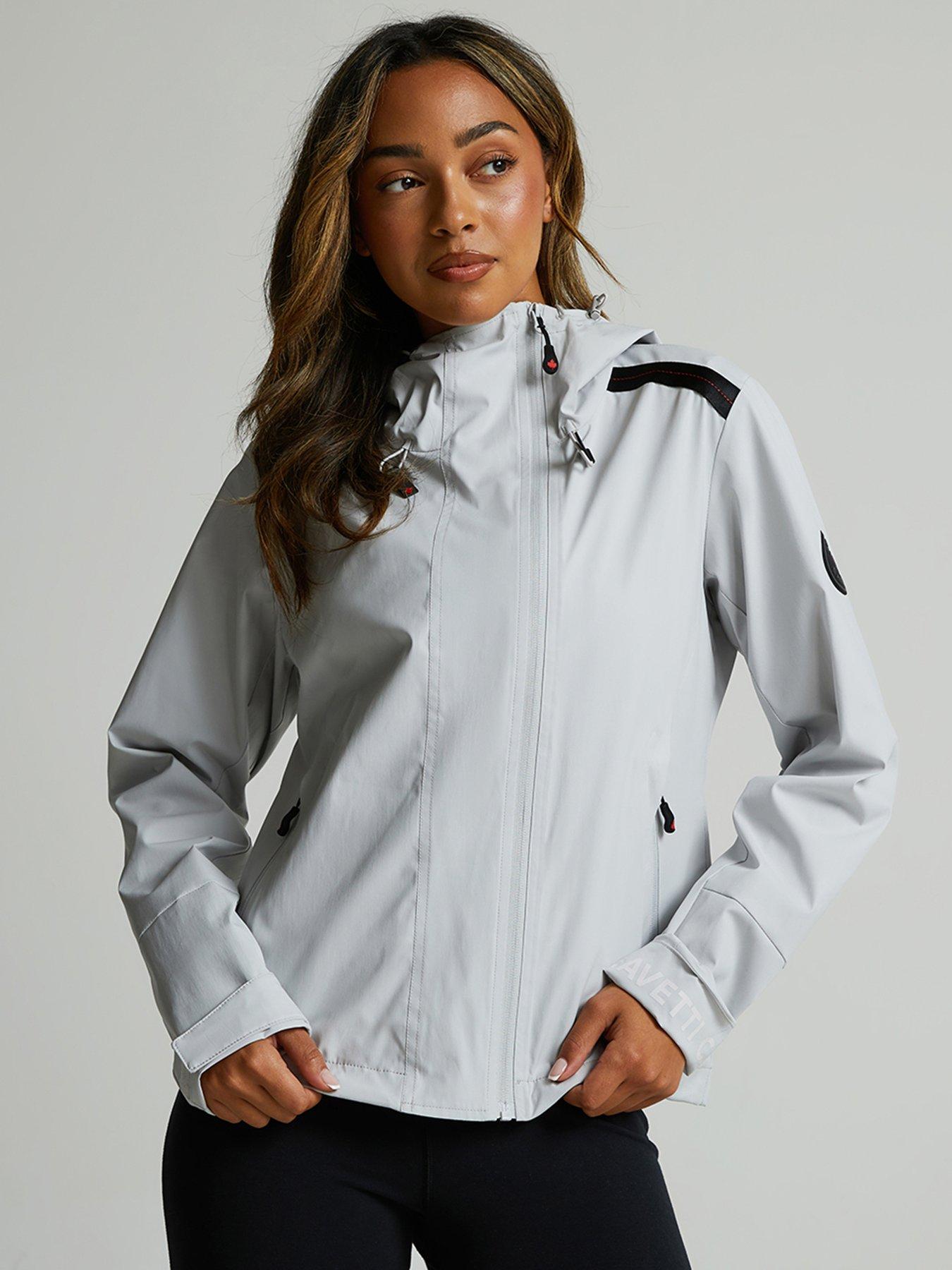  image of zavetti-canada-cascella-boxy-lightweight-crop-jacket-grey