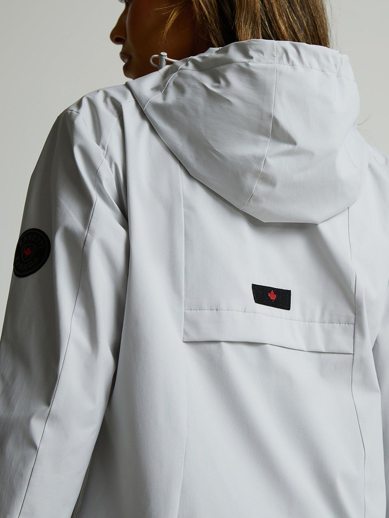  image of zavetti-canada-cascella-boxy-lightweight-crop-jacket-grey