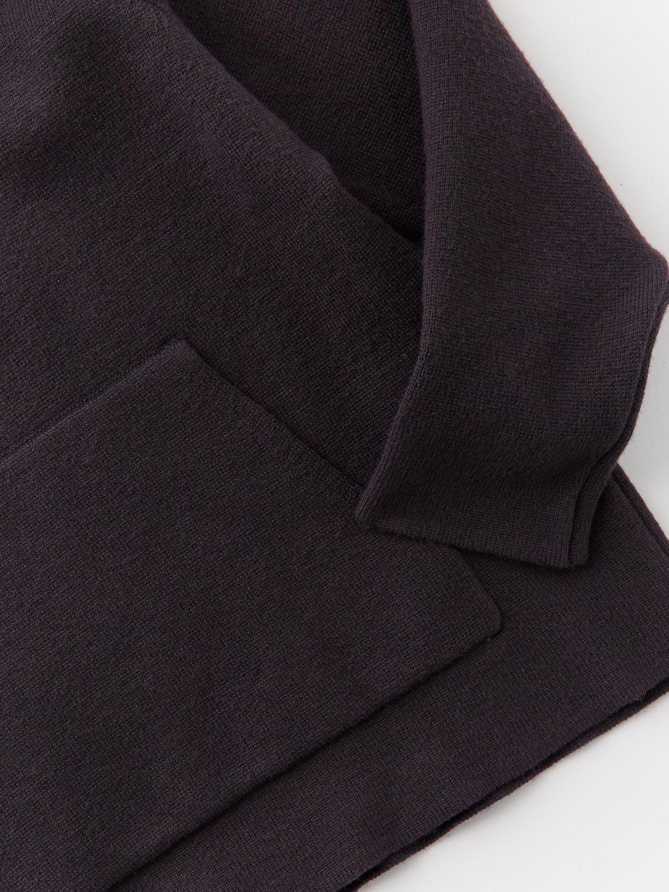 Image 4 of 4 of The Very Collection Boys Half Zip Knitted Top - Black