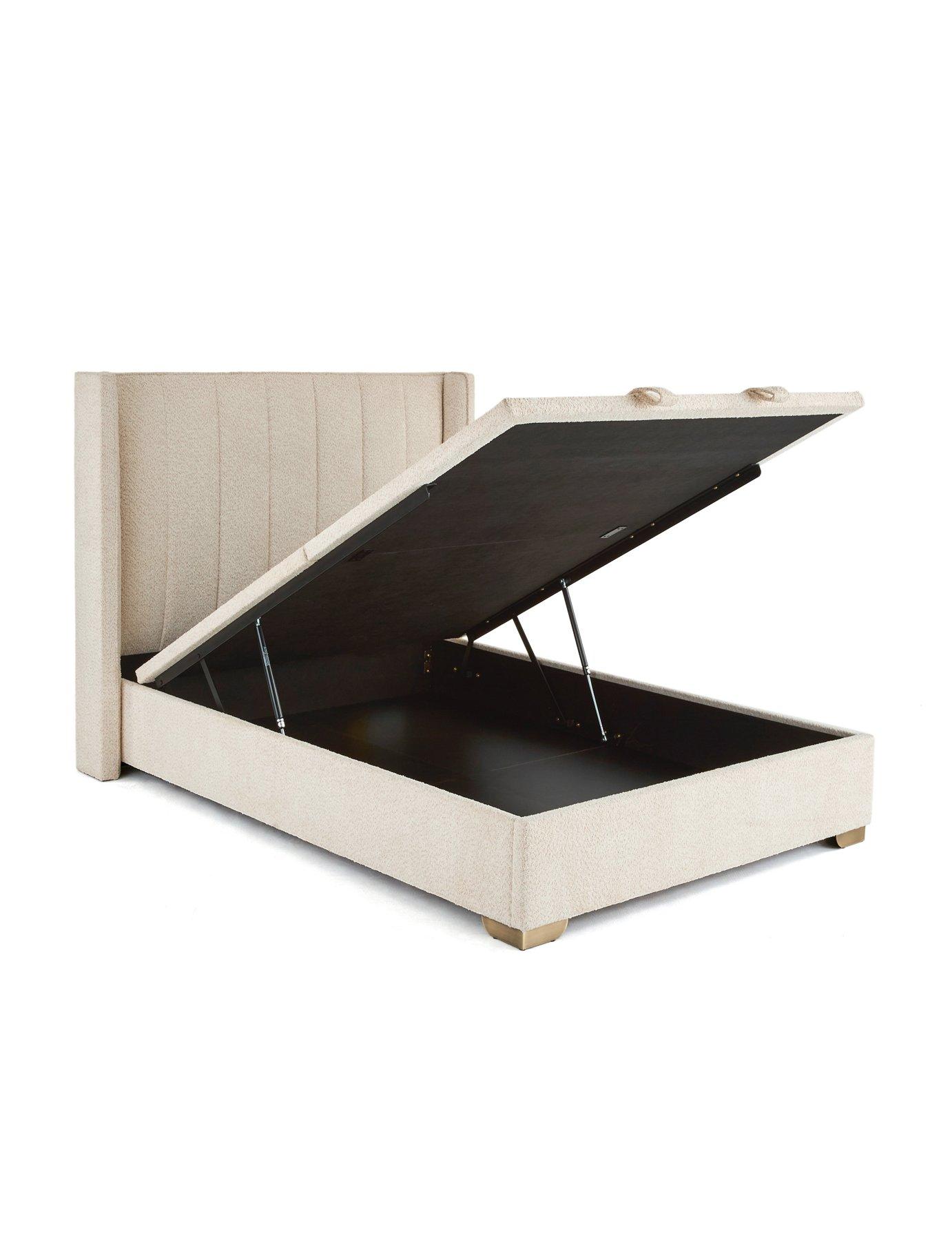  image of very-home-new-dakota-boucle-lift-up-ottomannbspbed-with-mattress-options-buy-amp-save