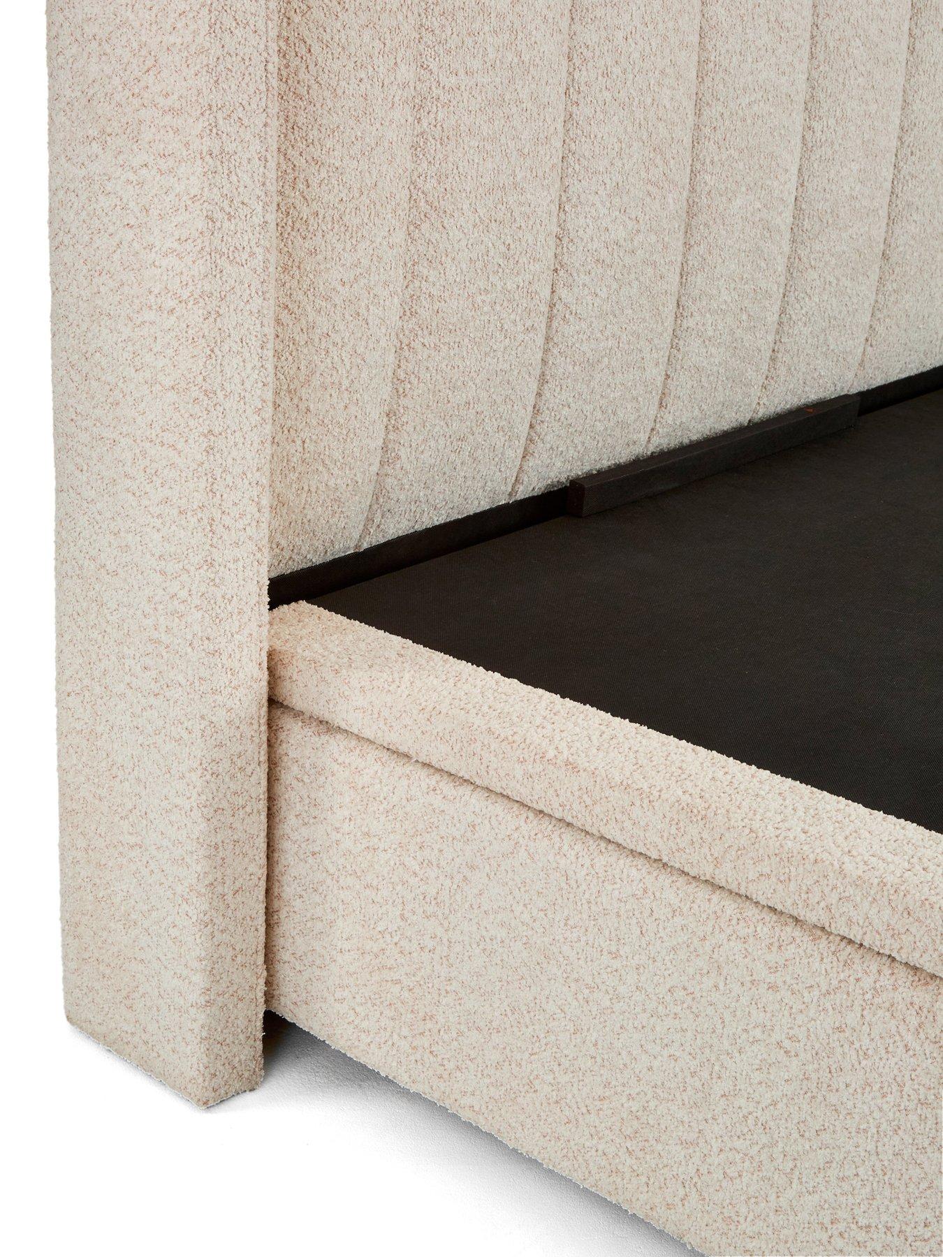  image of very-home-new-dakota-boucle-lift-up-ottomannbspbed-with-mattress-options-buy-amp-save