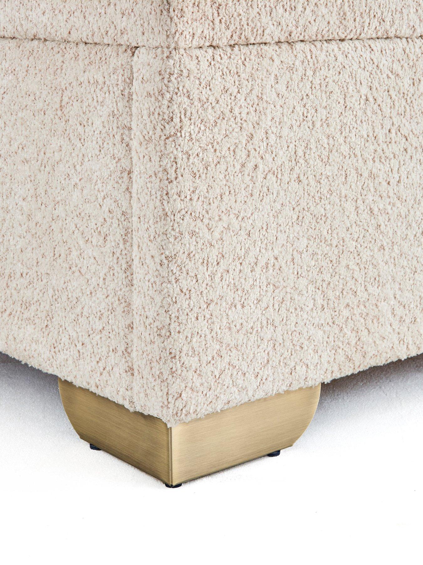  image of very-home-new-dakota-boucle-lift-up-ottomannbspbed-with-mattress-options-buy-amp-save