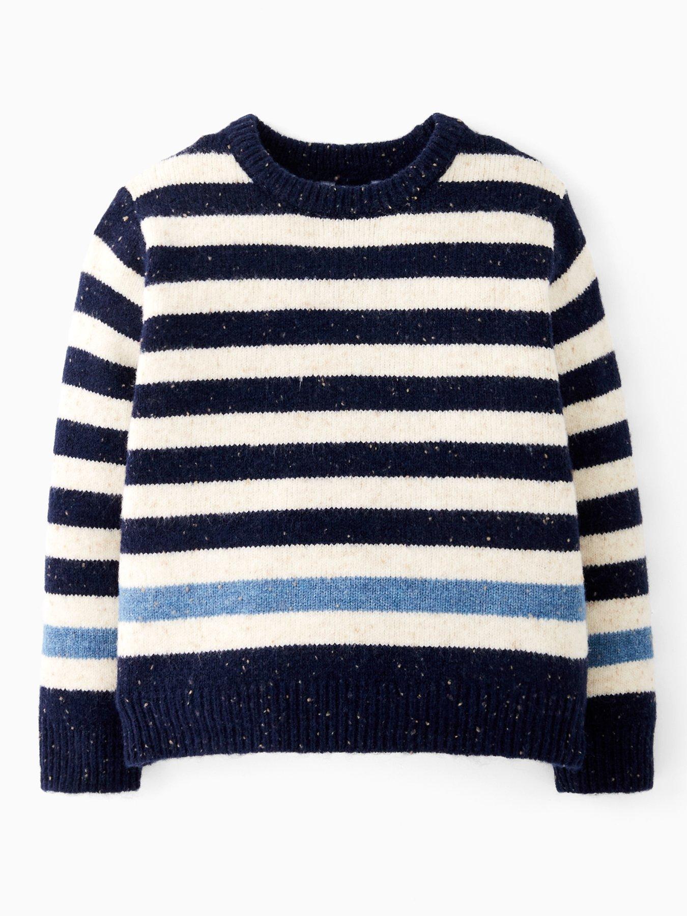 Mini V by Very Boys Striped Knitted Jumper - Multi