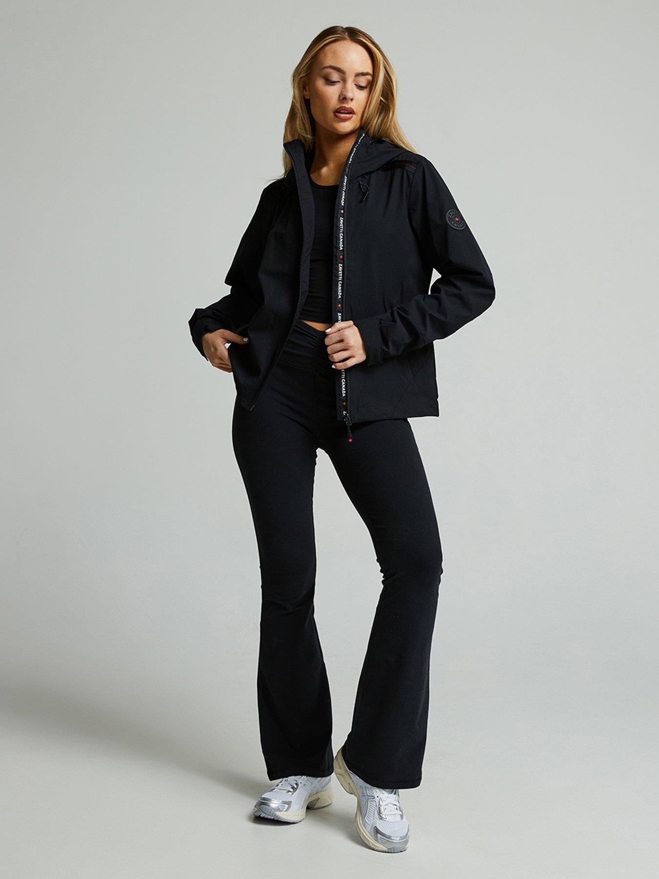 Zavetti Canada Cascella Boxy Lightweight Crop Jacket - Black