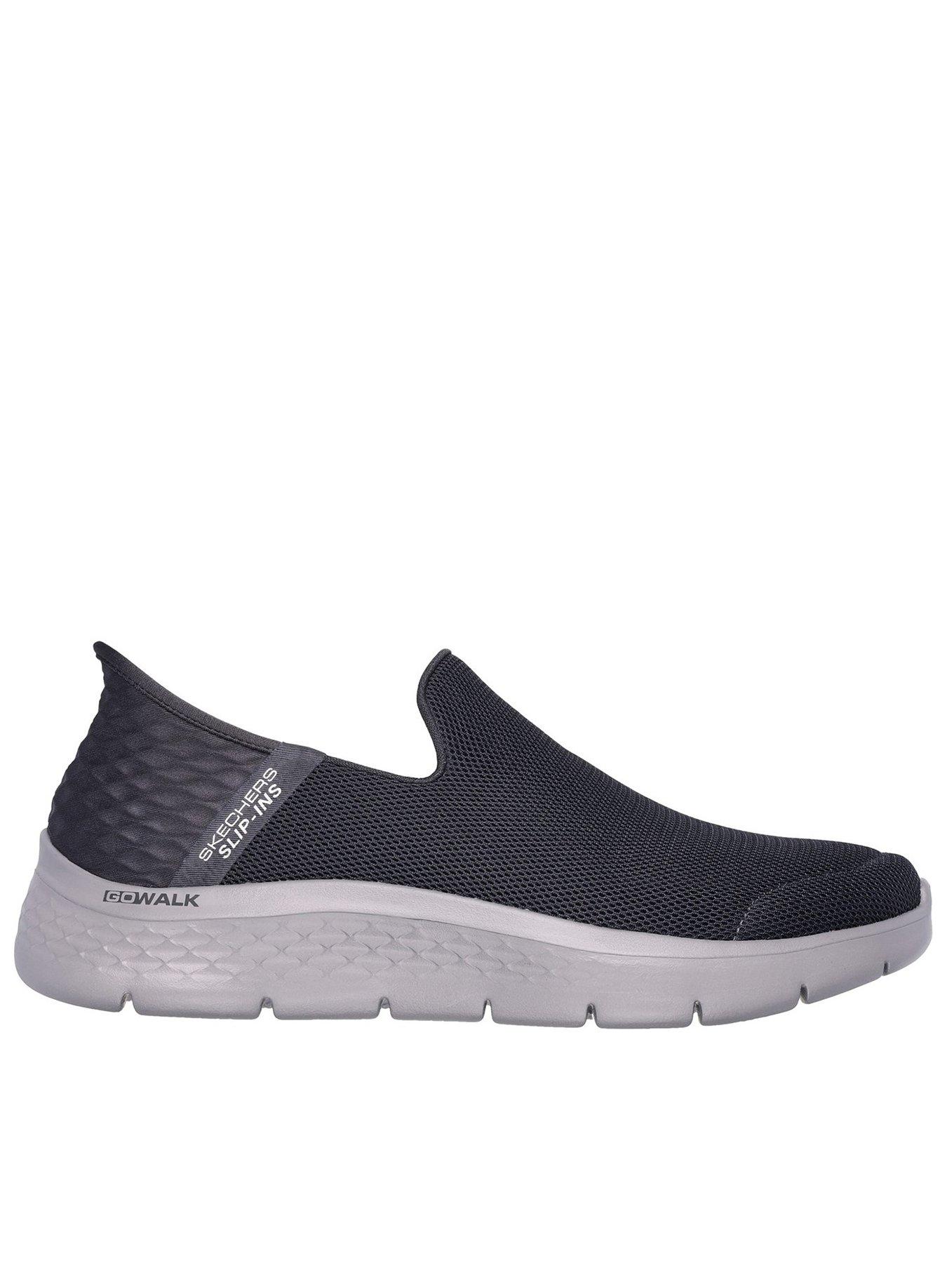 Image 1 of 5 of Skechers Slip- Ins Go Walk Flex Trainers-dark Grey