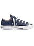  image of converse-chuck-taylor-all-star-ox-childrens-unisex-trainers--navy
