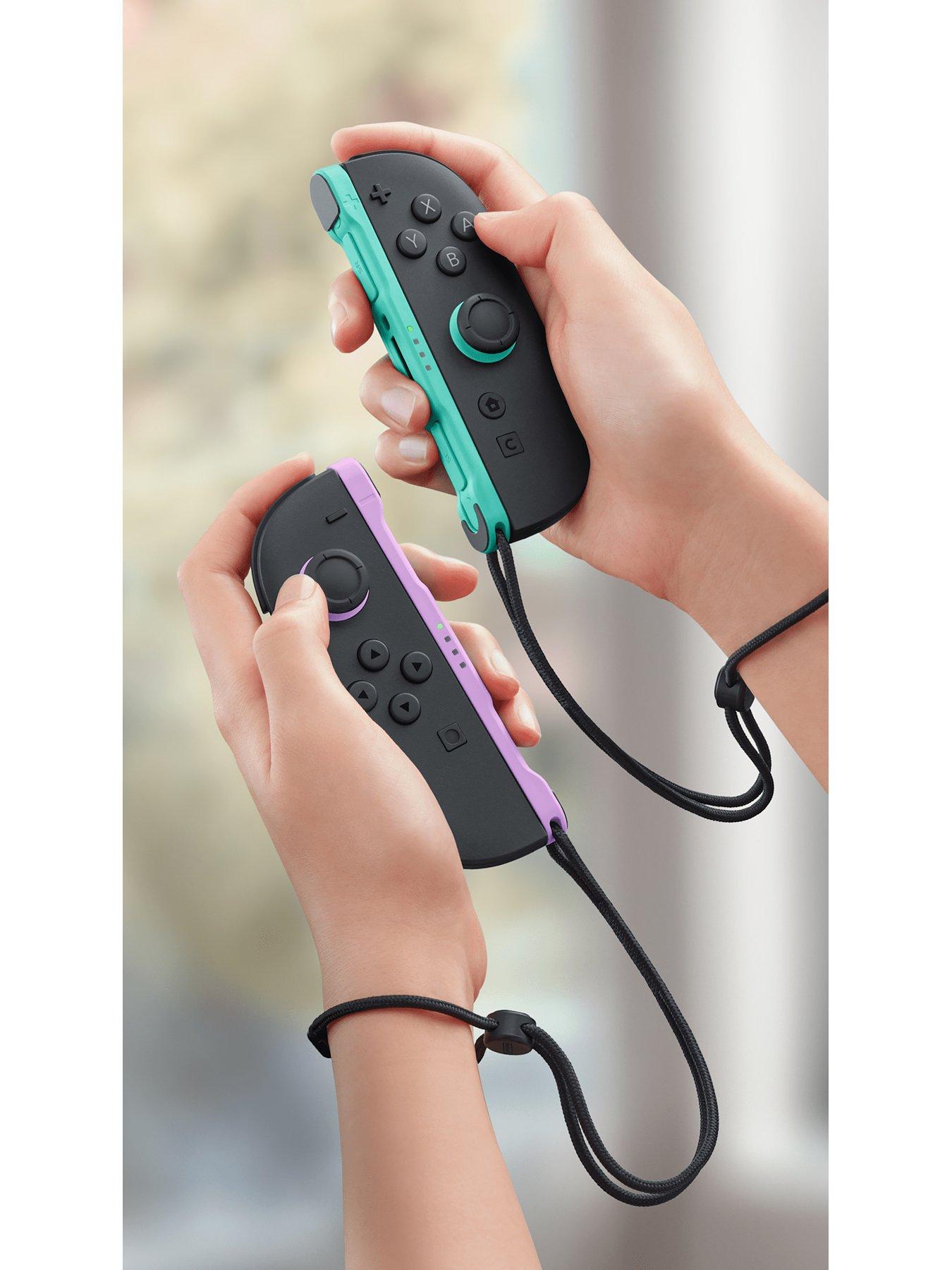  image of nintendo-switch-2-joy-con-2-pair-light-purple-light-green