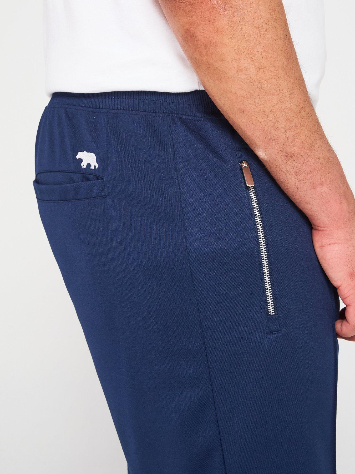  image of d555-elasticated-waist-interlock-shorts