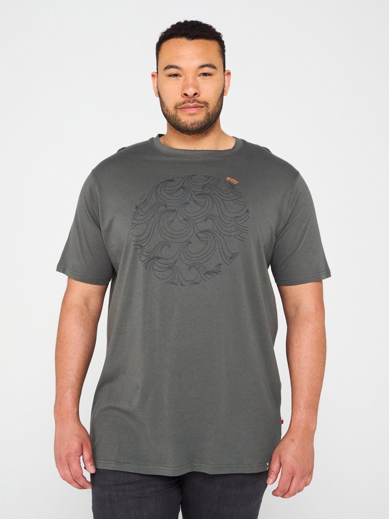 undefined Circle Wave Graphic T-Shirt - Khaki