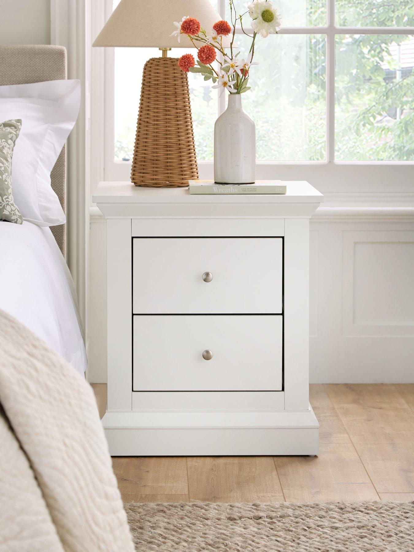 The Very Collection Hanna Pair of 2 Drawer Bedside Tables