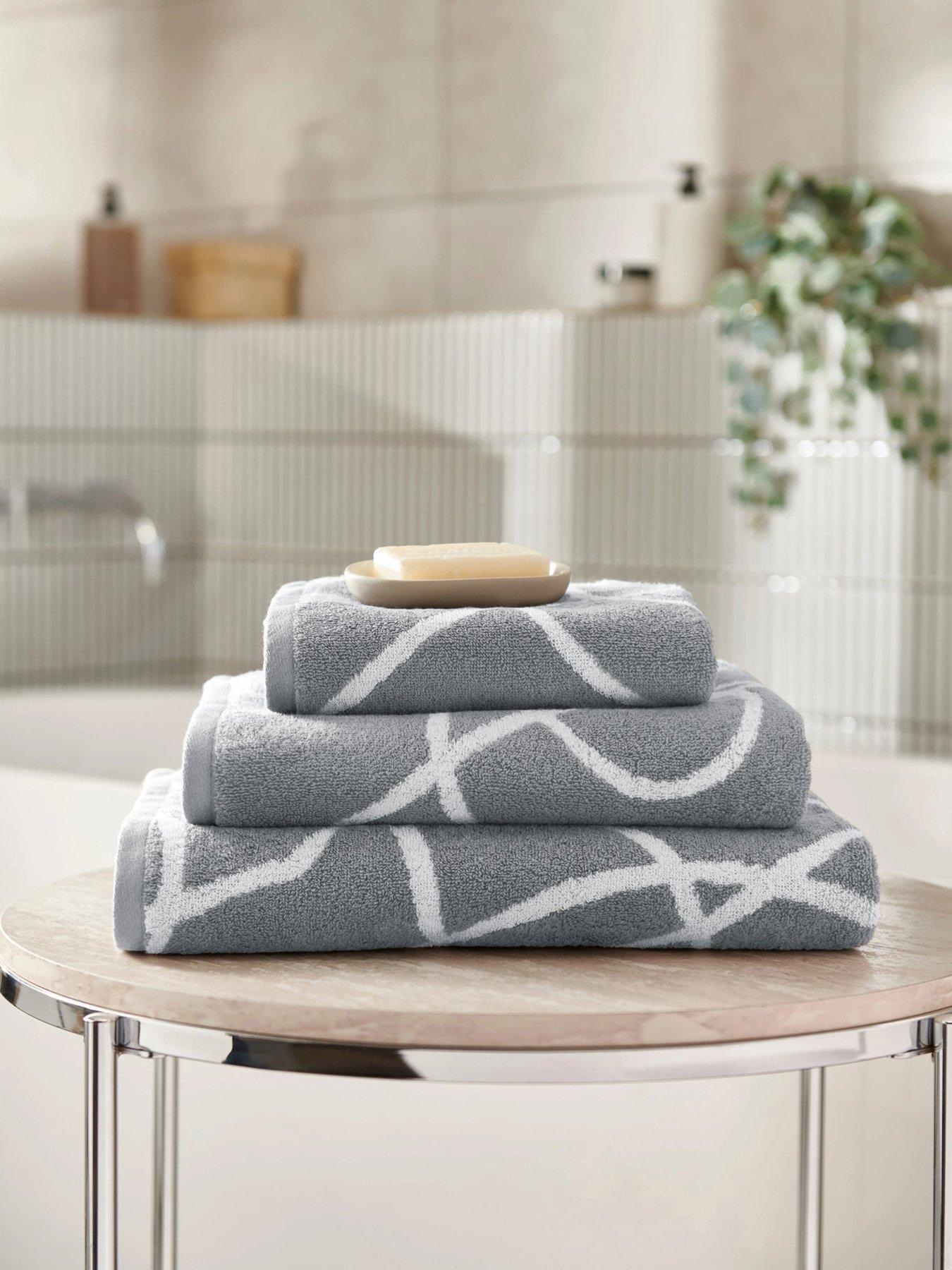 front image of copenhagen-home-pablo-100-cotton-towel-collection-charcoal