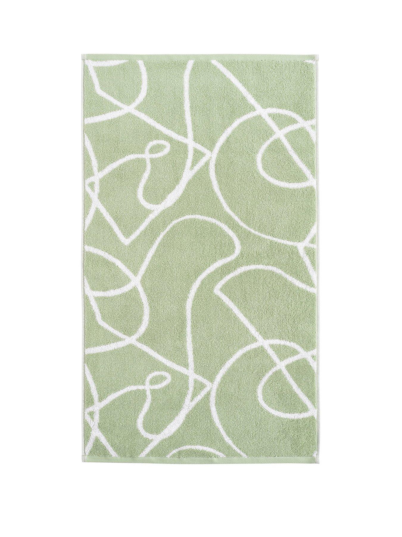  image of copenhagen-home-pablo-100-cotton-towel-collection-sage-green