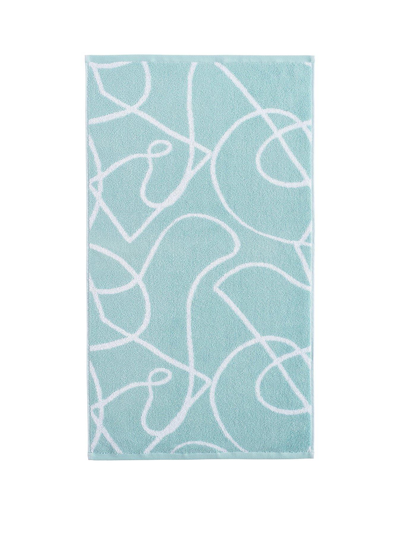 Image 2 of 4 of Copenhagen Home Pablo 100% Cotton Towel Collection - Aqua