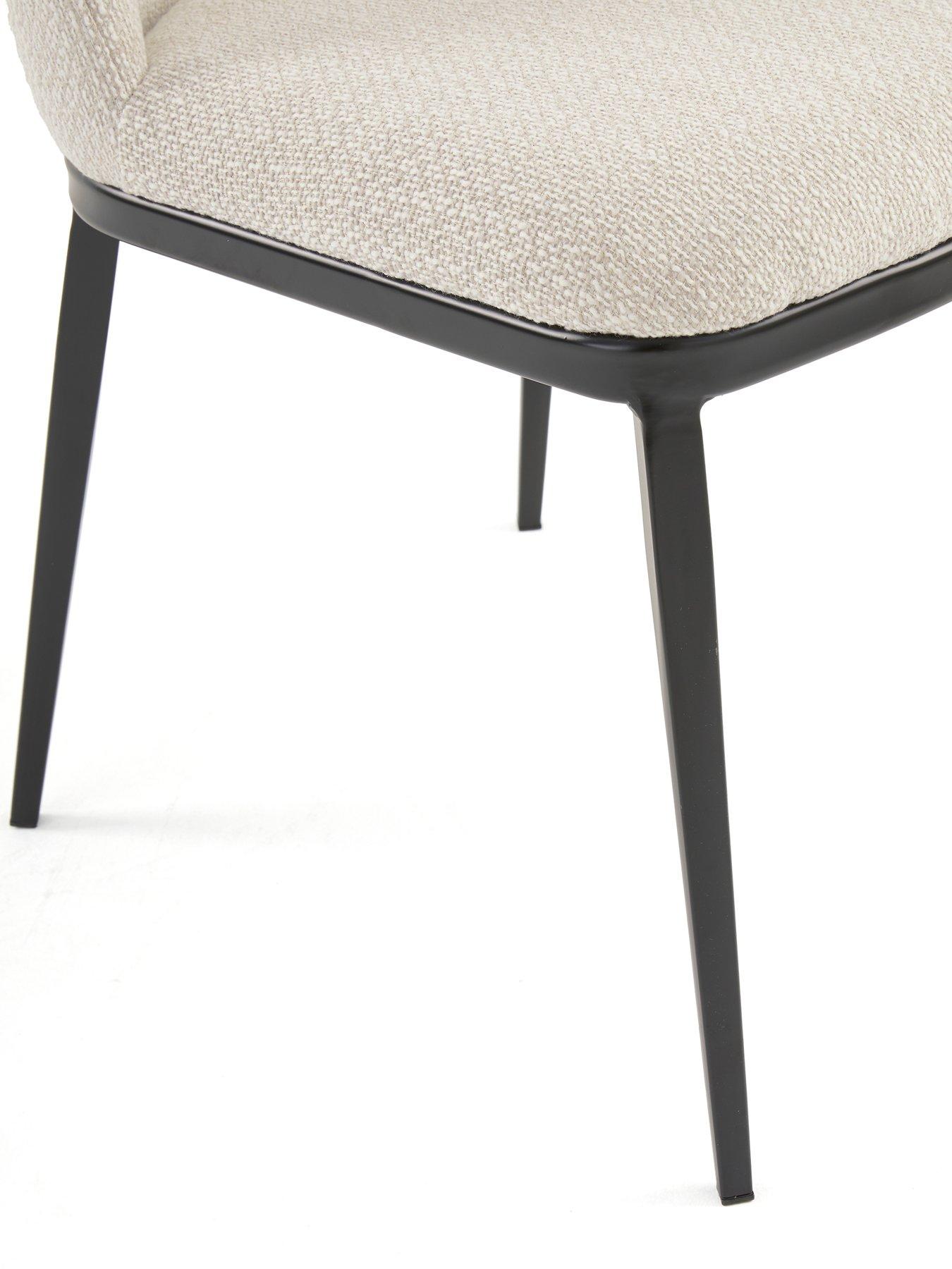 Image 7 of 7 of Very Home Willow Standard Pair Of Dining Chairs - FSC&reg; Certified