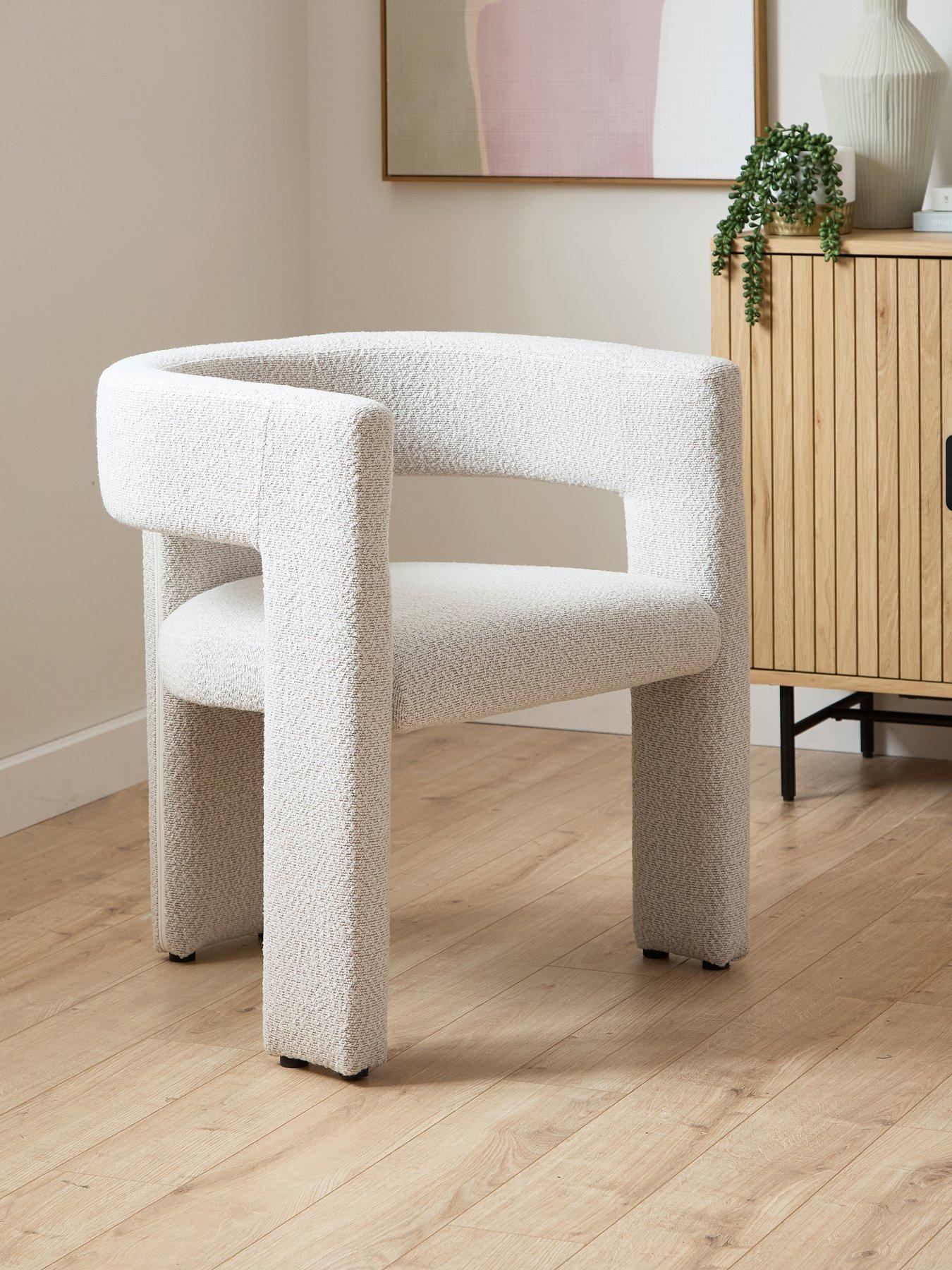 The Very Collection Nell Boucle Dining Chair - FSC® Certified