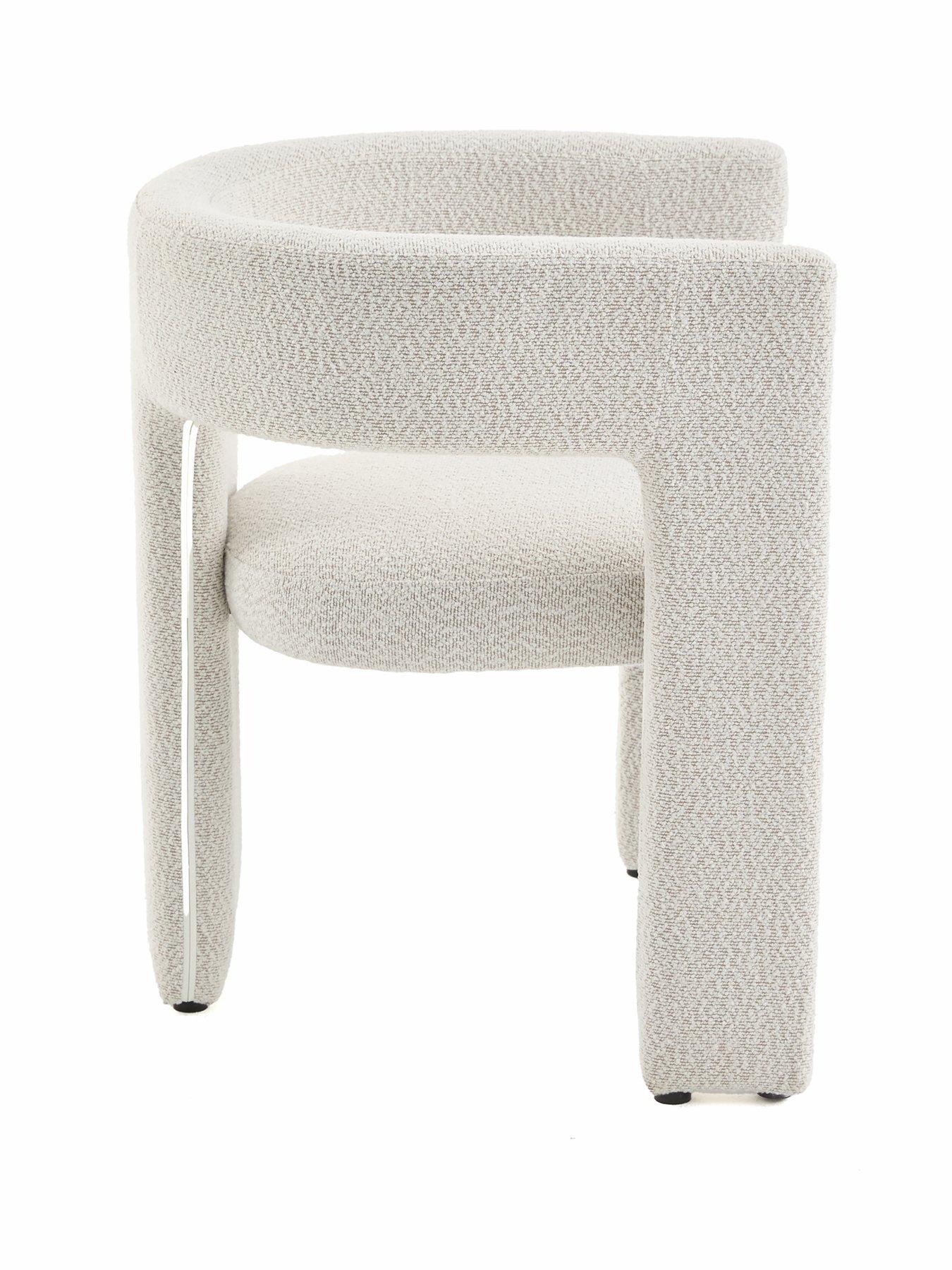 Image 4 of 6 of The Very Collection Nell Boucle Dining Chair - FSC&reg; Certified
