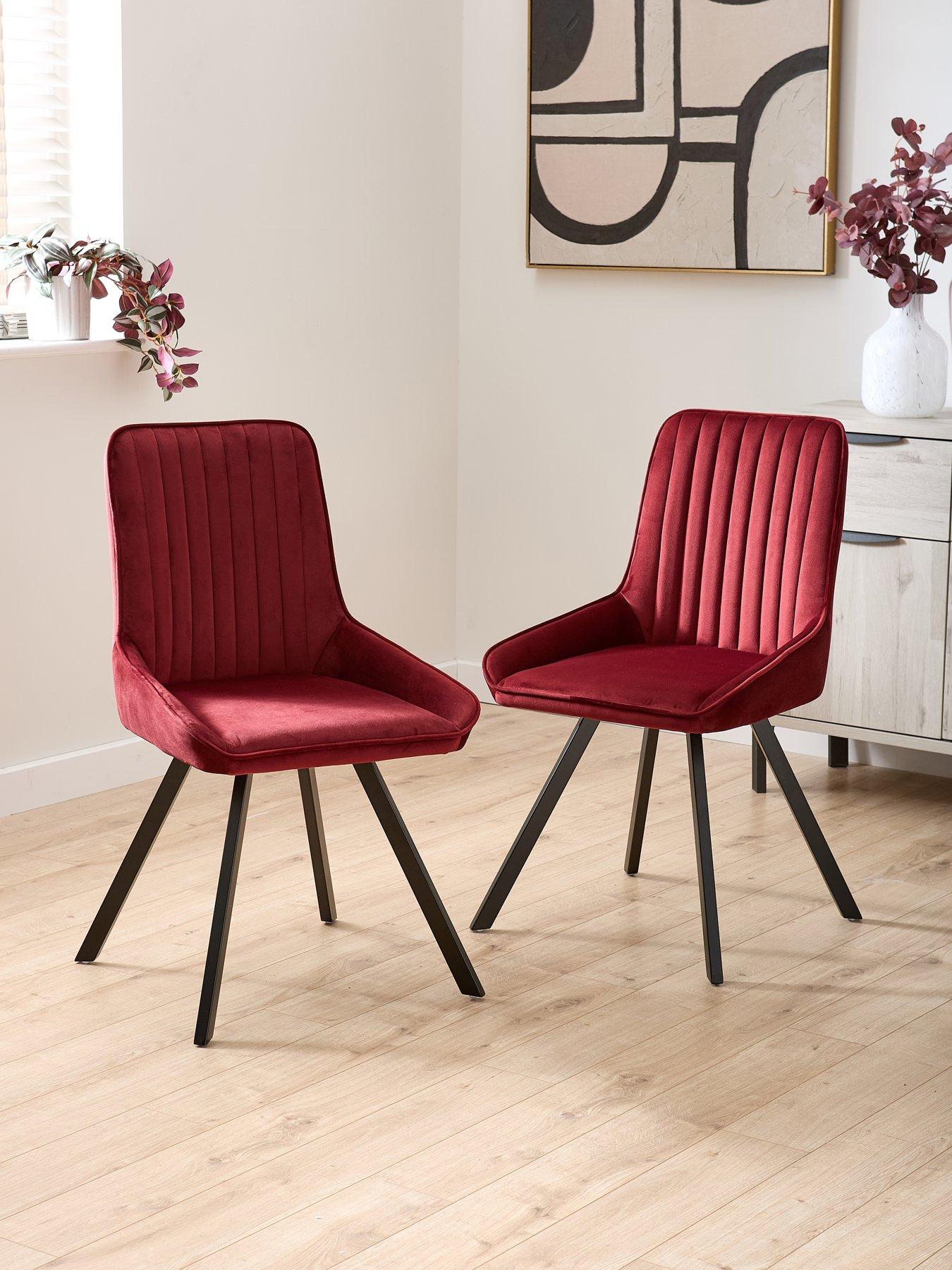 undefined Marlow Velvet Pair Of Chairs - FSC® Certified