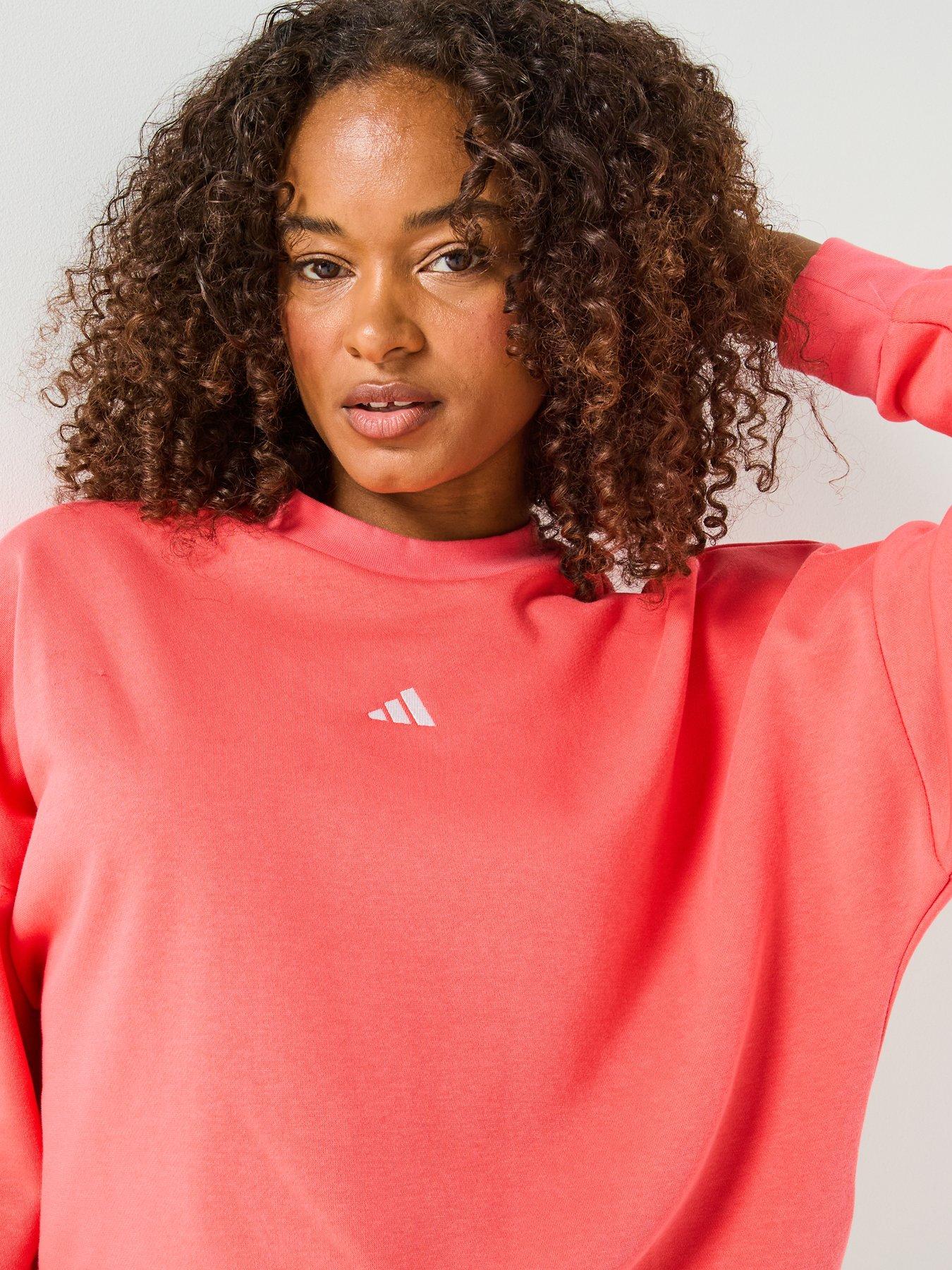 Image 4 of 6 of adidas Sportswear Women's Essentials Feel Cozy Sweatshirt - Pink