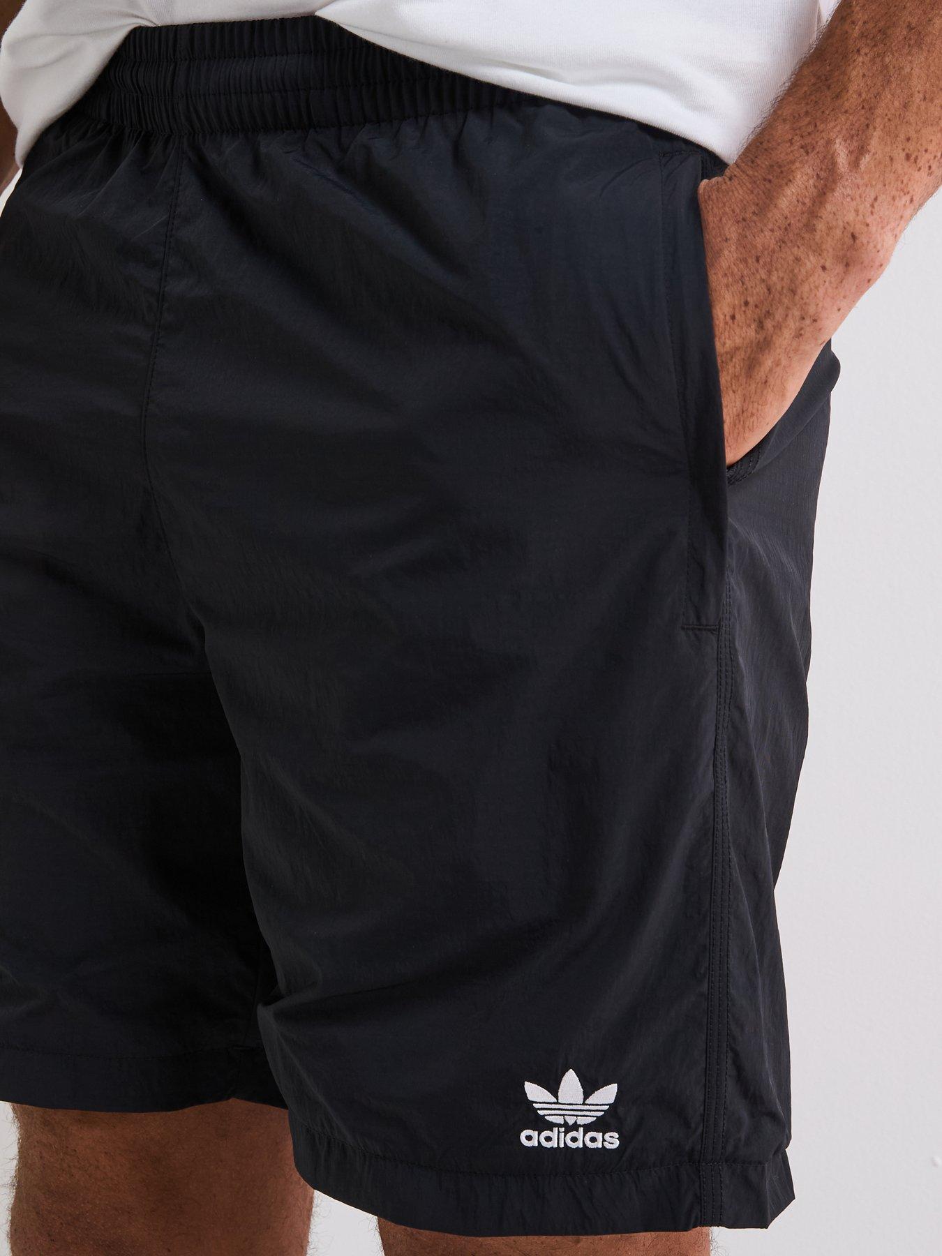 Image 5 of 6 of adidas Originals Men's Trefoil Essential Woven Shorts - Black