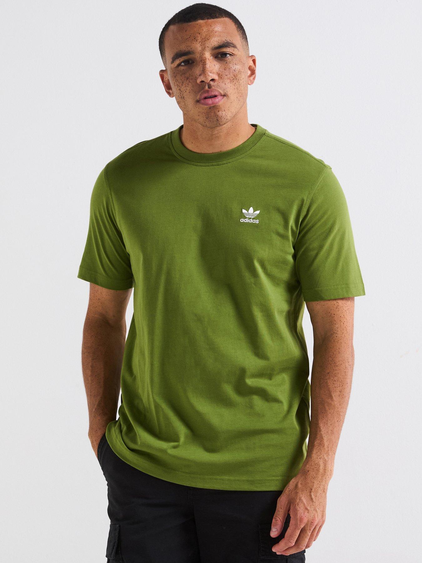 undefined Men's Trefoil Essentials T-Shirt - Green
