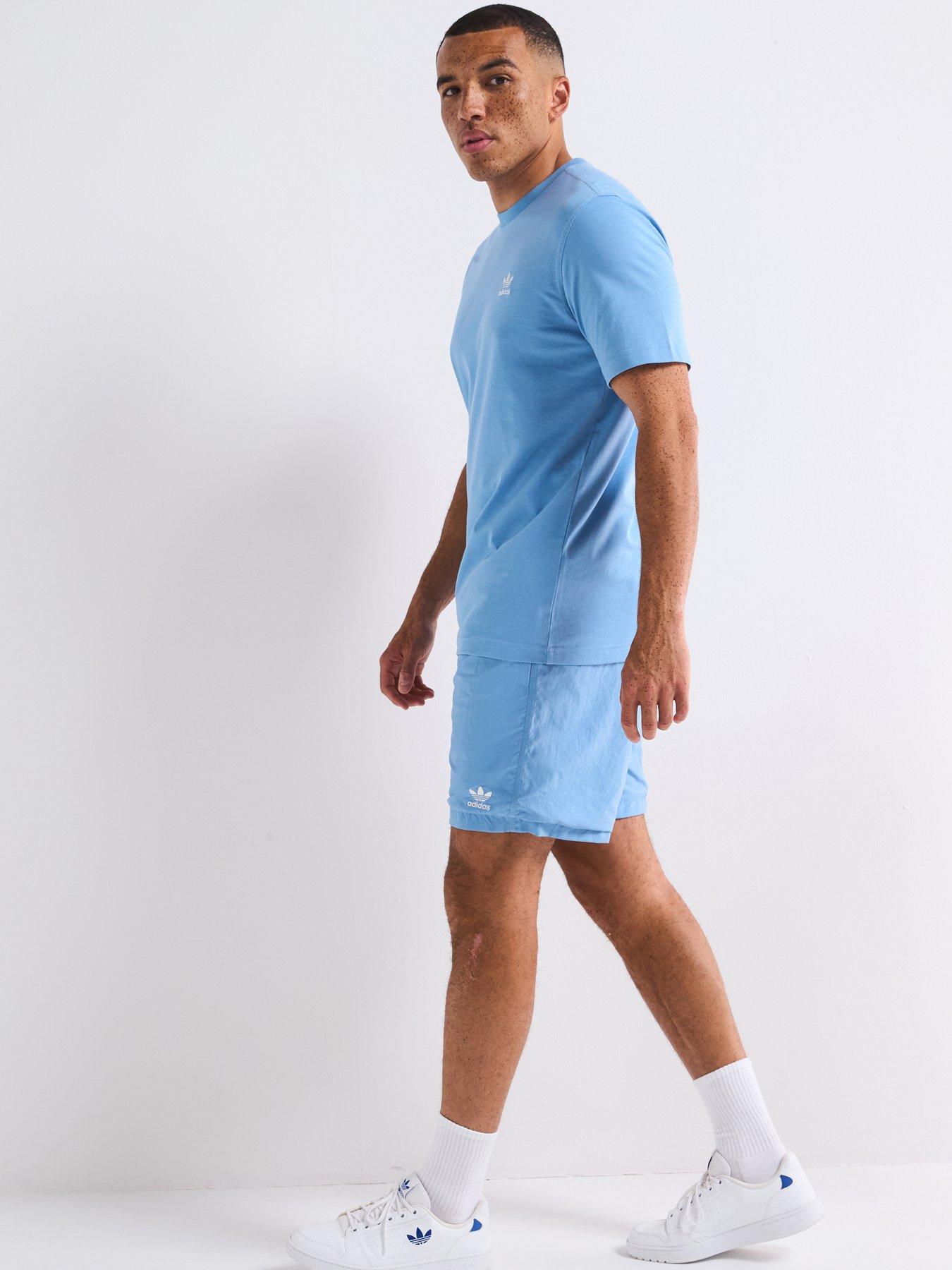 Image 6 of 6 of adidas Originals Men's Trefoil Essentials T-shirt - Blue