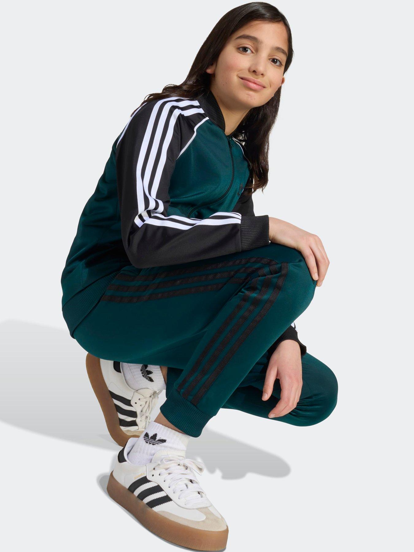 Image 5 of 5 of adidas Originals Junior Boys Adicolor Sst Track Top - Green