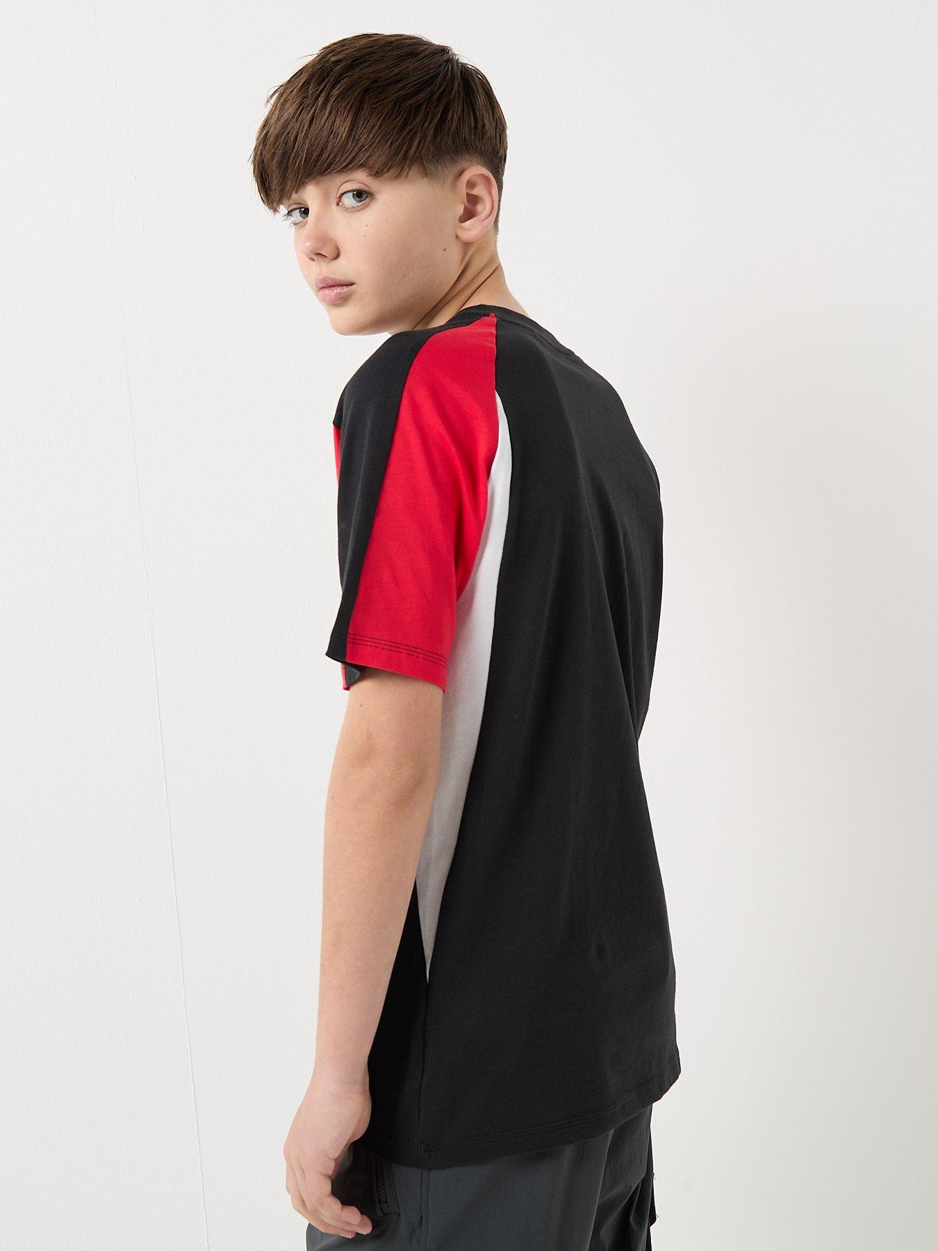 adidas Sportswear Junior Boys Seasonal Essentials Colorblock T-shirt ...