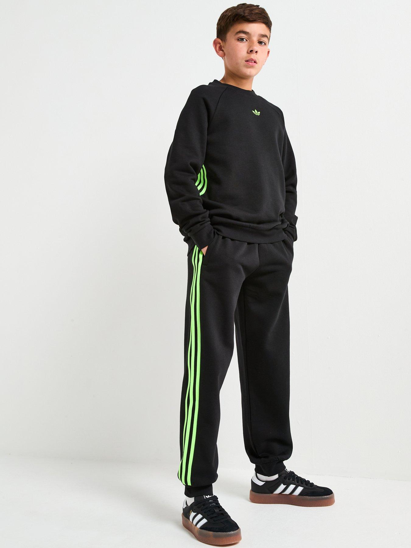 image of adidas-originals-junior-unisex-adicolour-joggers-black