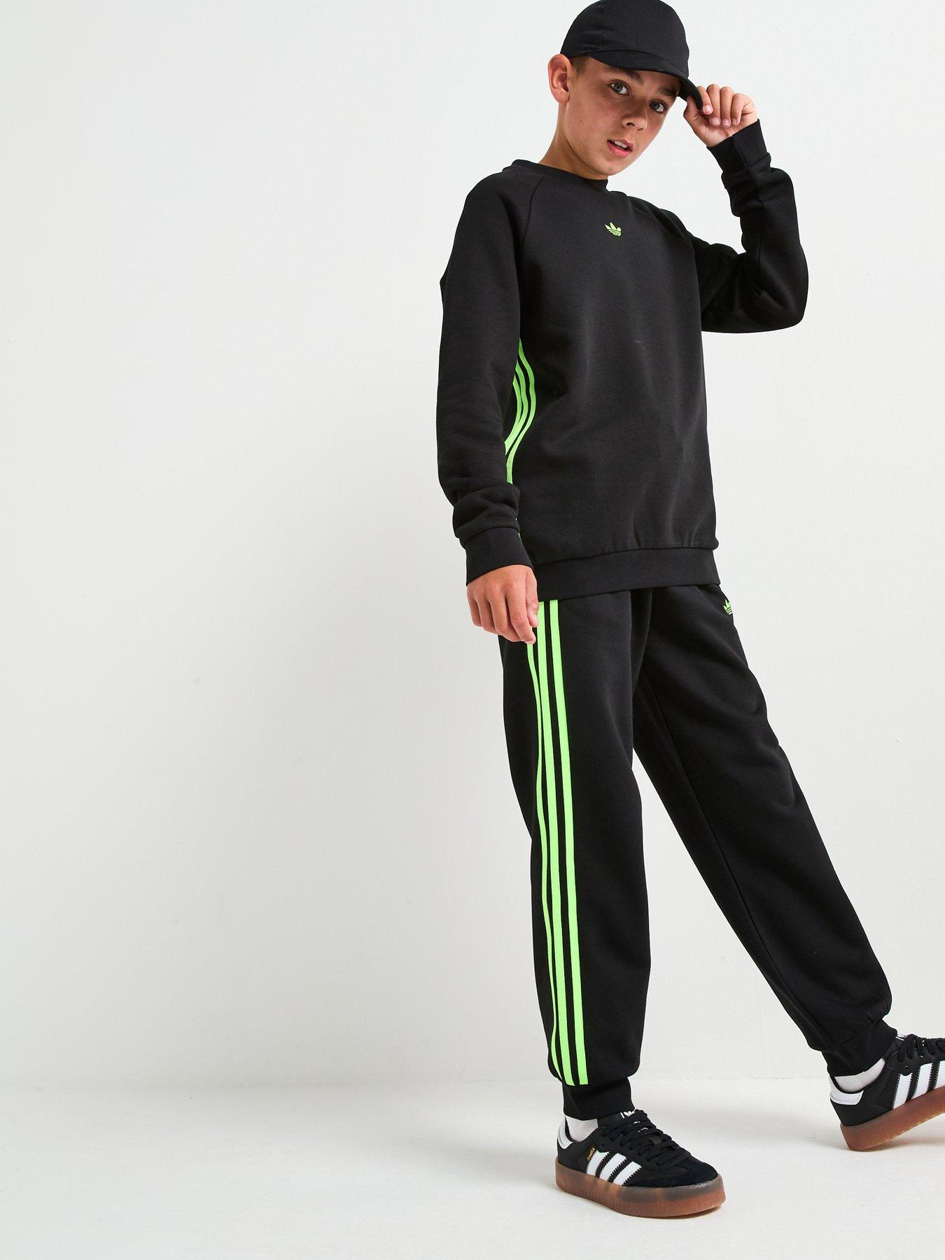  image of adidas-originals-junior-unisex-adicolour-joggers-black