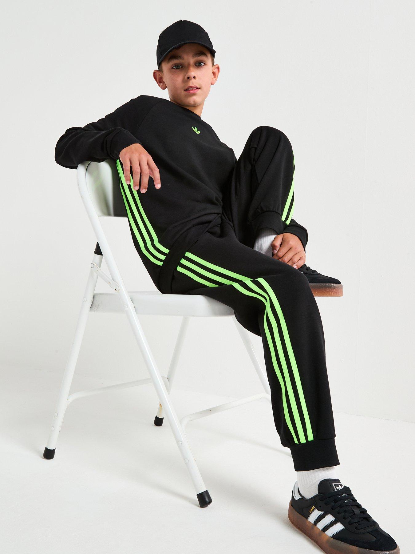  image of adidas-originals-junior-unisex-adicolour-joggers-black