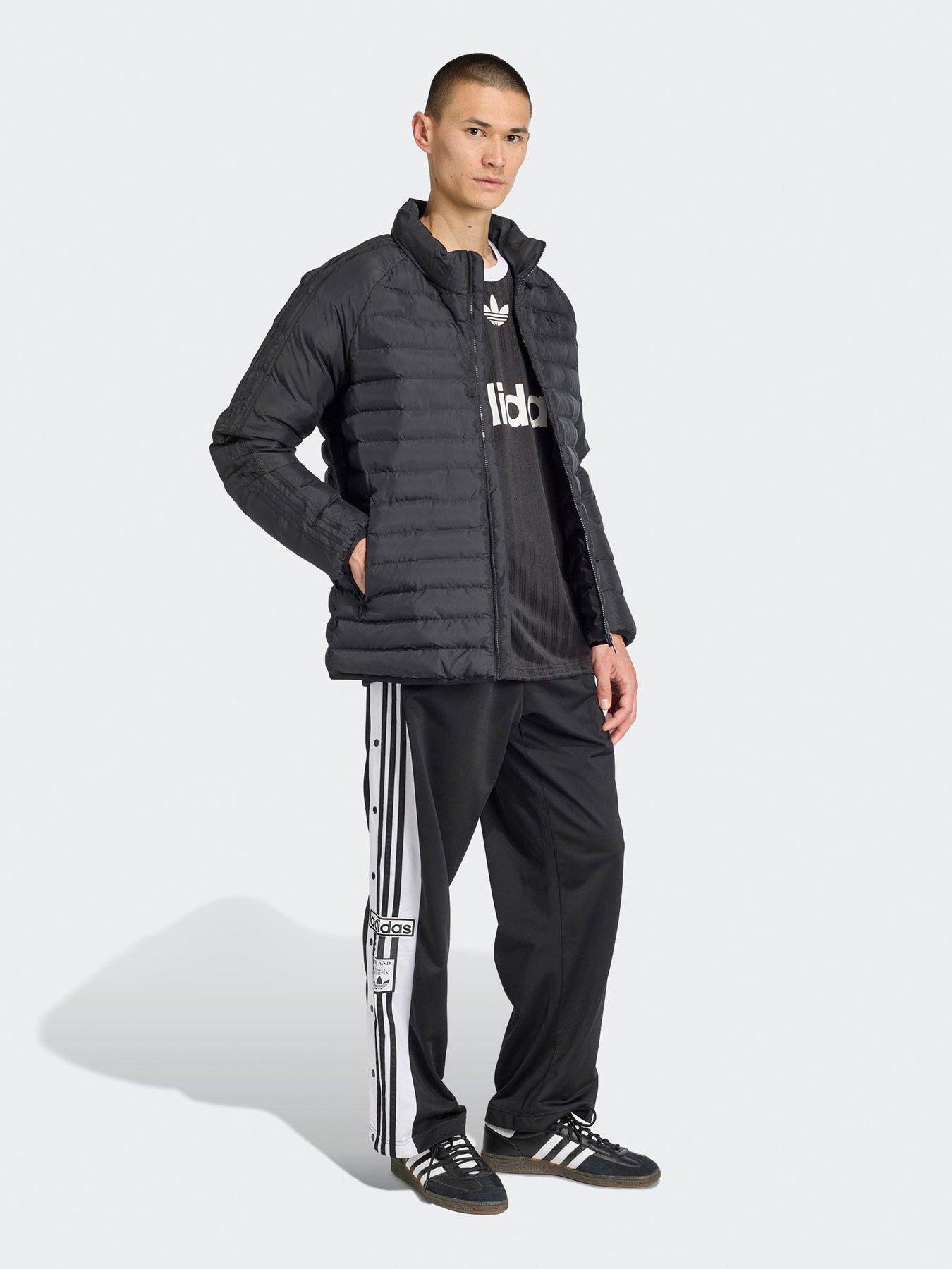  image of adidas-originals-mens-originals-padded-collar-black