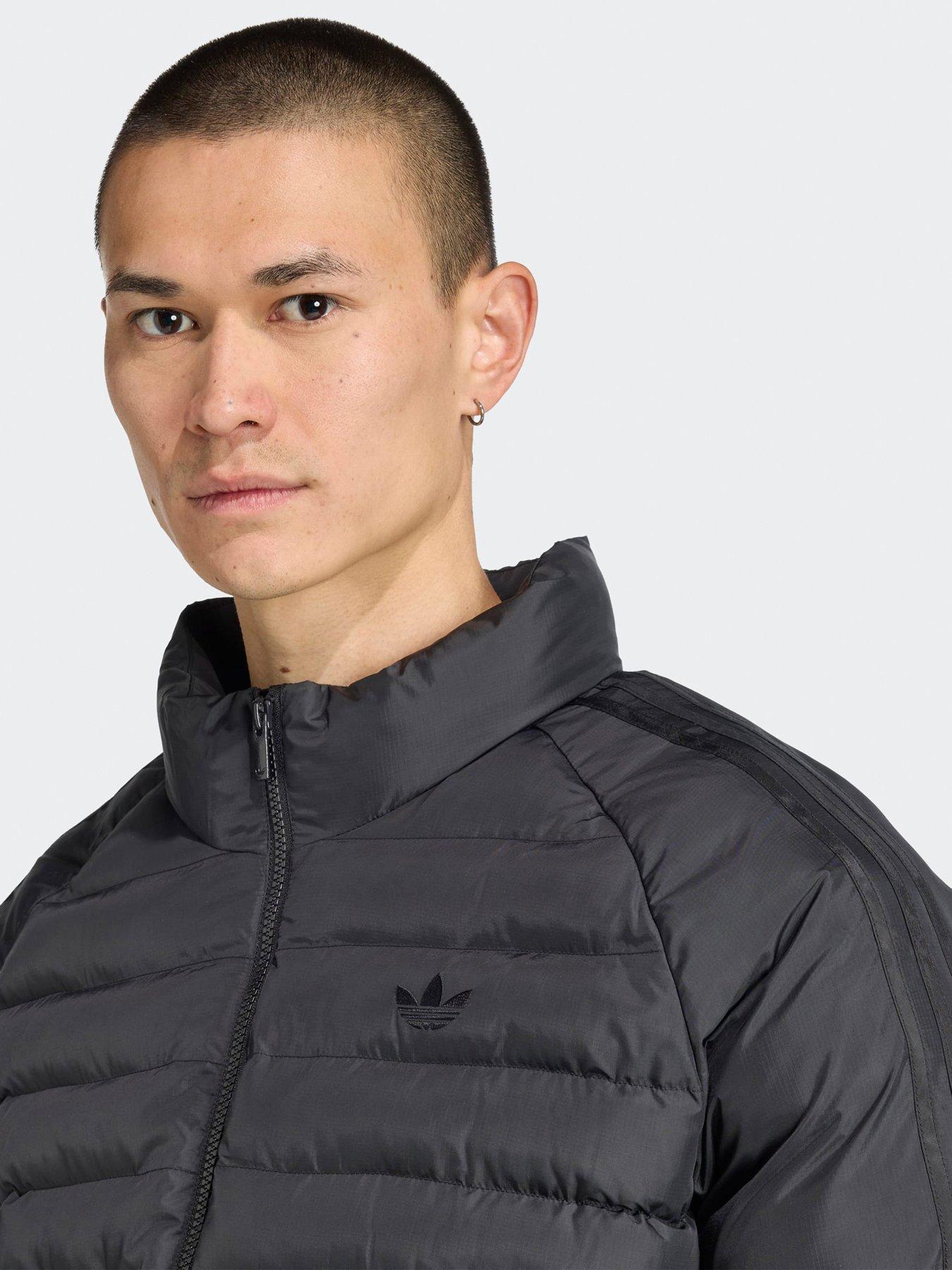  image of adidas-originals-mens-originals-padded-collar-black