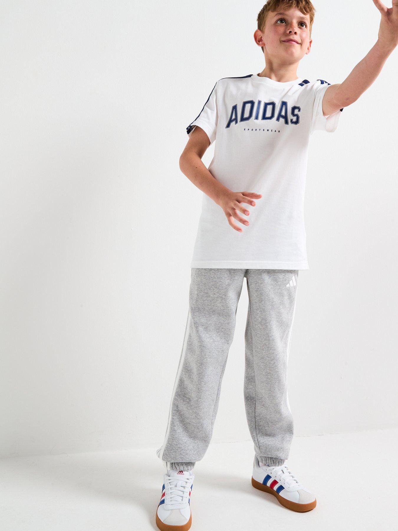Image 3 of 6 of adidas Sportswear Junior Unisex Codes Collegiate Graphic T-shirt -white