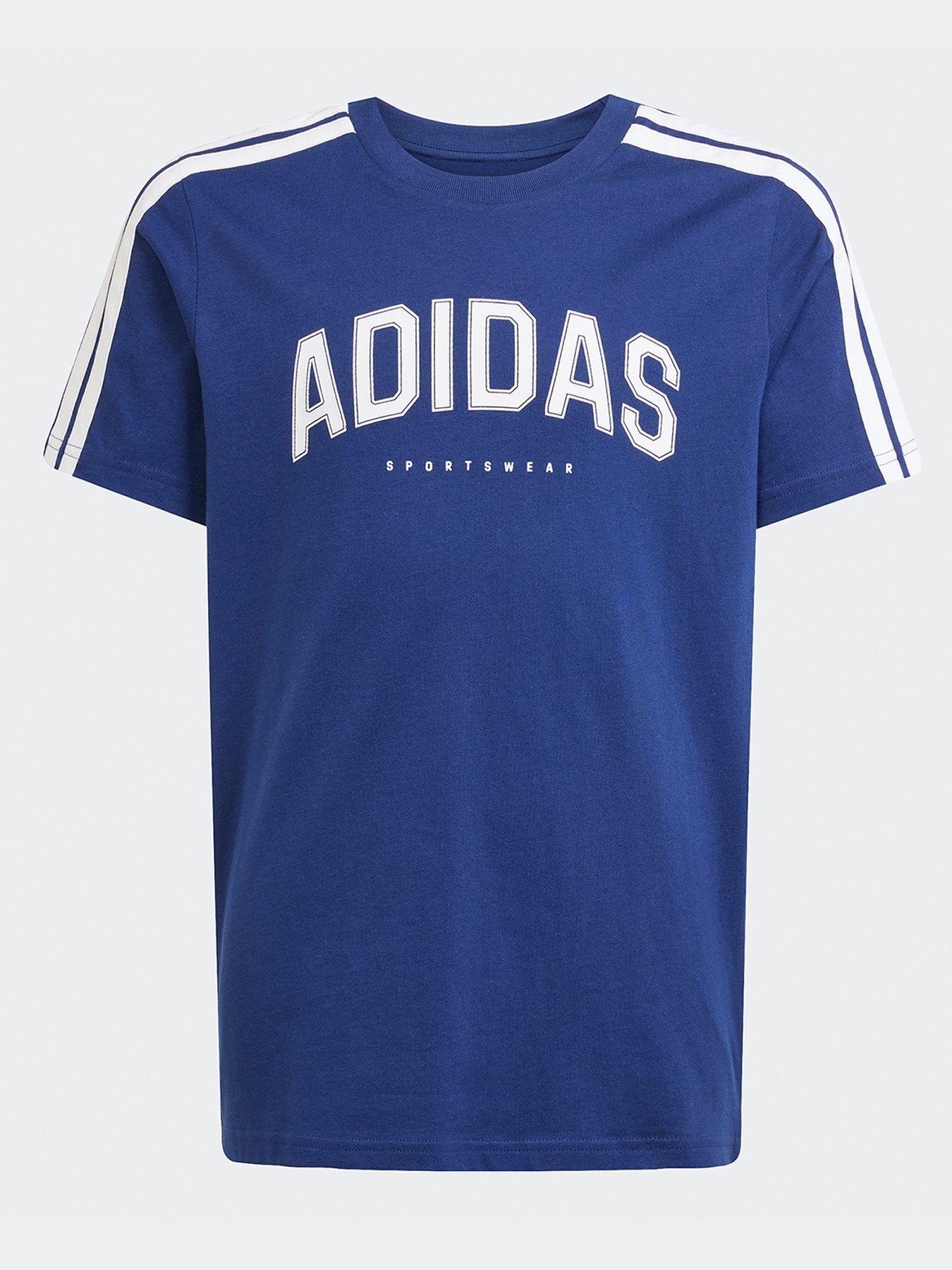 undefined Junior Boys Codes Collegiate Graphic T-shirt -blue