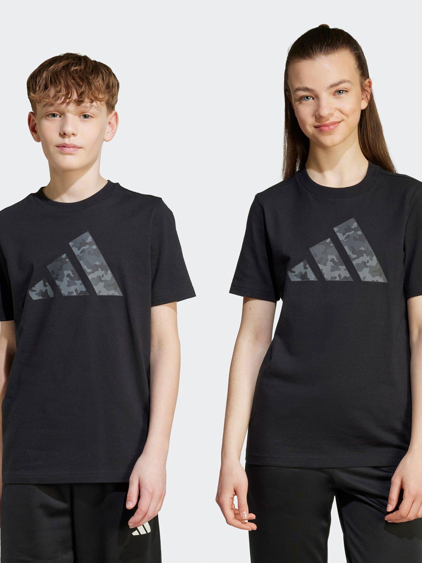  image of adidas-sportswear-junior-unisex-graphic-t-shirt-black