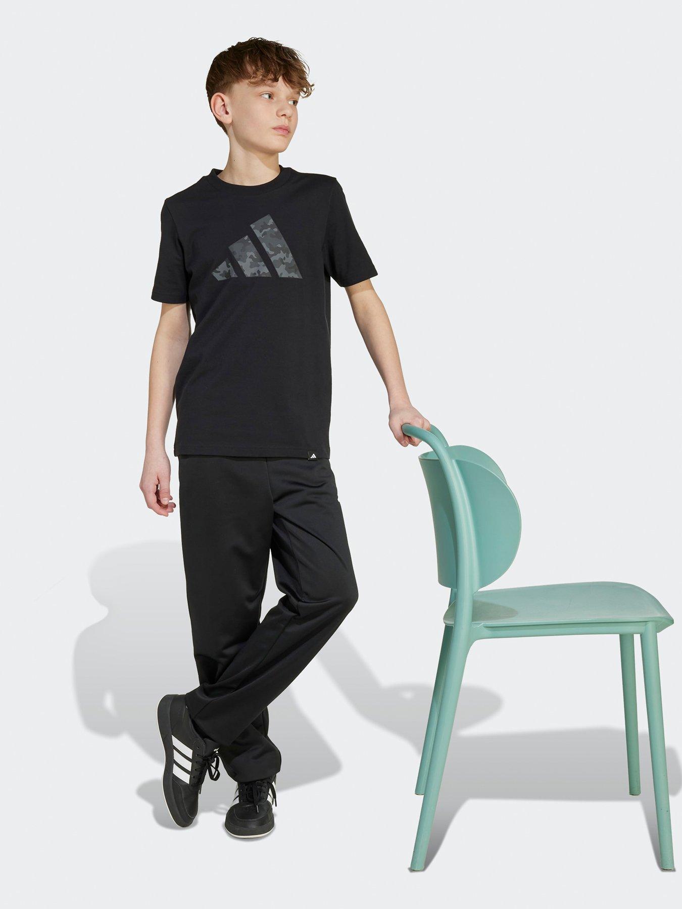  image of adidas-sportswear-junior-unisex-graphic-t-shirt-black