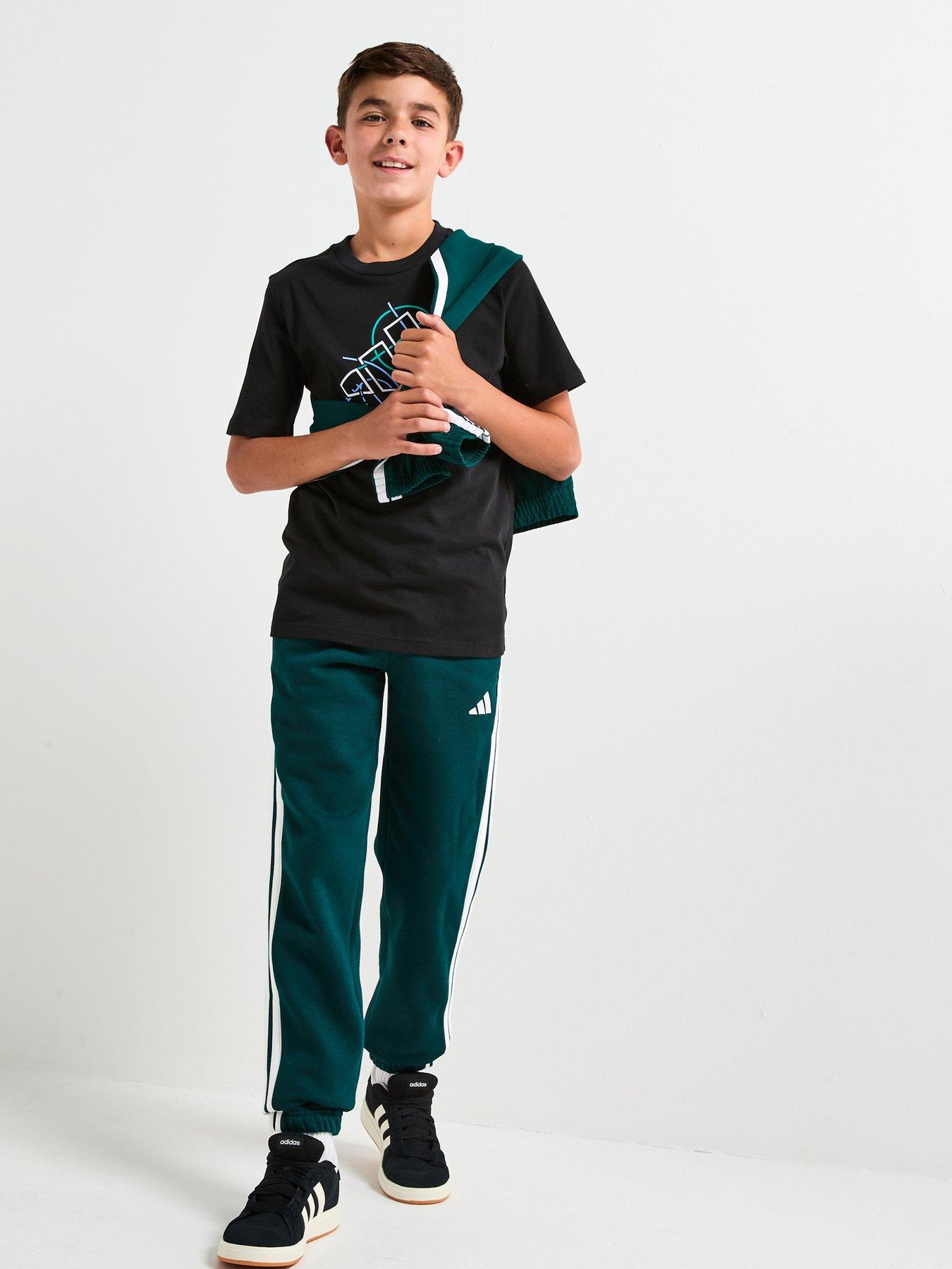 Image 3 of 6 of adidas Sportswear Junior Boys Graphic T-shirt - Black