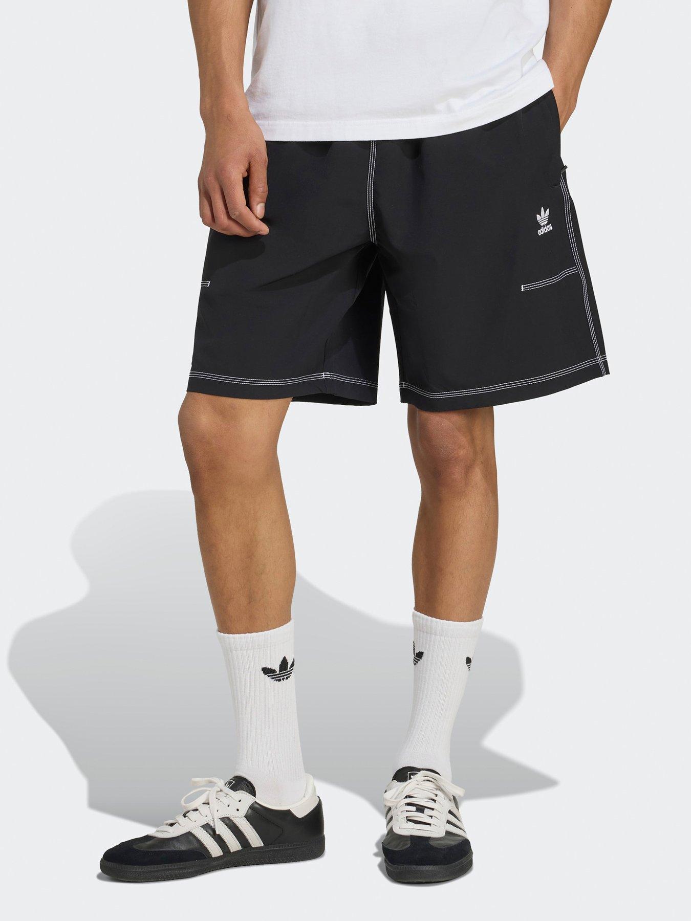 adidas-originals-mens-trefoil-essentials-shorts-black