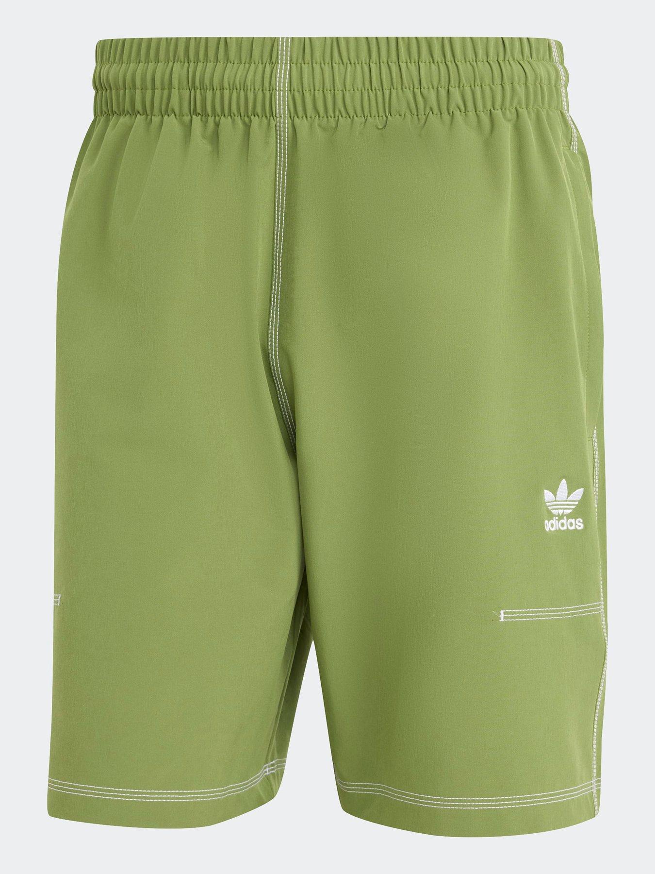 Image 6 of 6 of adidas Originals Men's Trefoil Essentials Shorts - Green