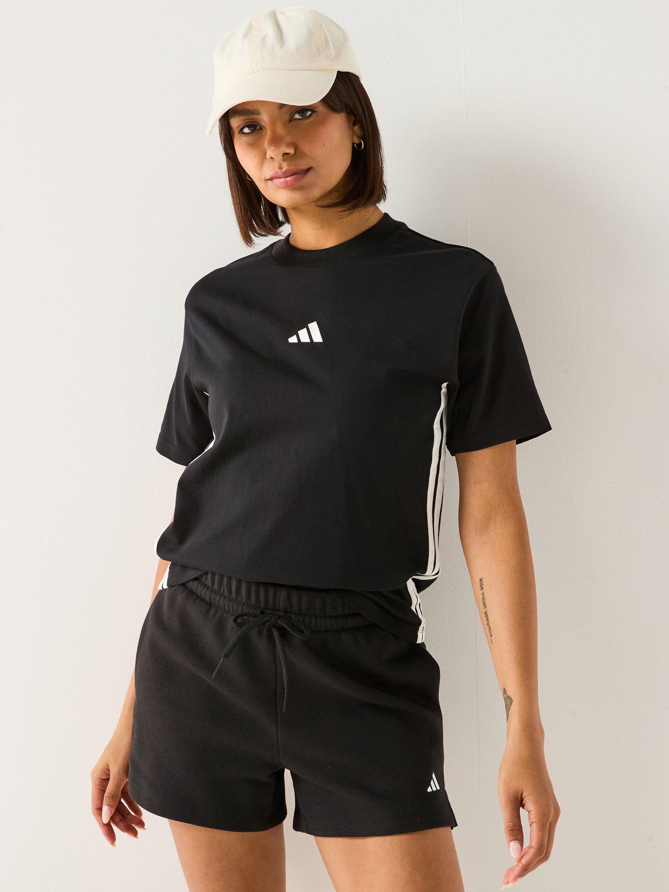 adidas Sportswear Women's Essentials 3-stripes Cotton T-shirt - Black