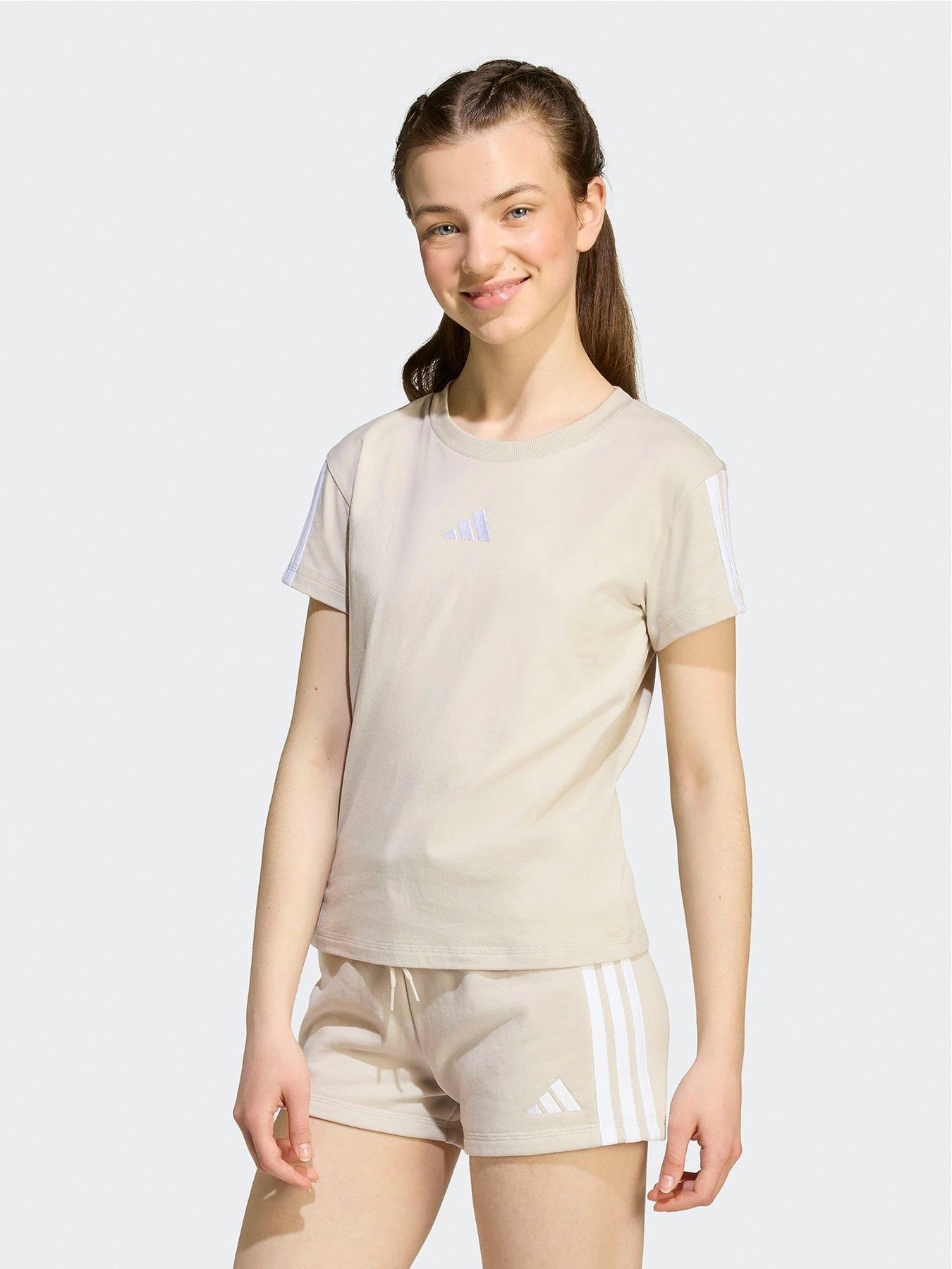 Image 1 of 5 of adidas Sportswear Junior Girls Essentials T-shirt - Grey