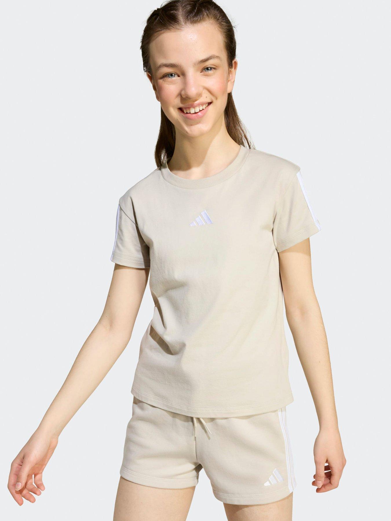 Image 5 of 5 of adidas Sportswear Junior Girls Essentials T-shirt - Grey