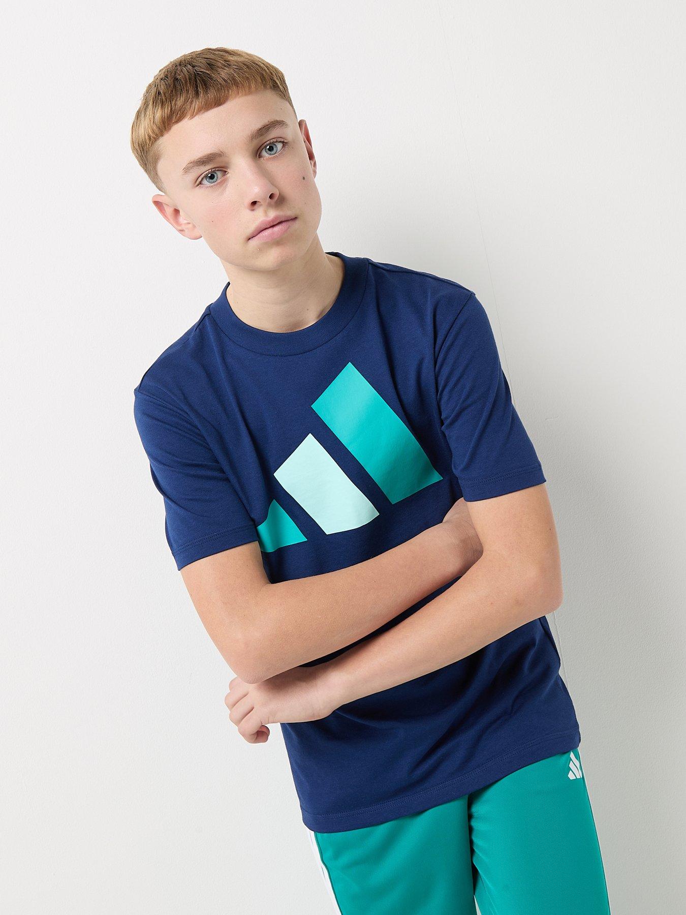 adidas Sportswear Junior Boys Essentials T-Shirt - Blue