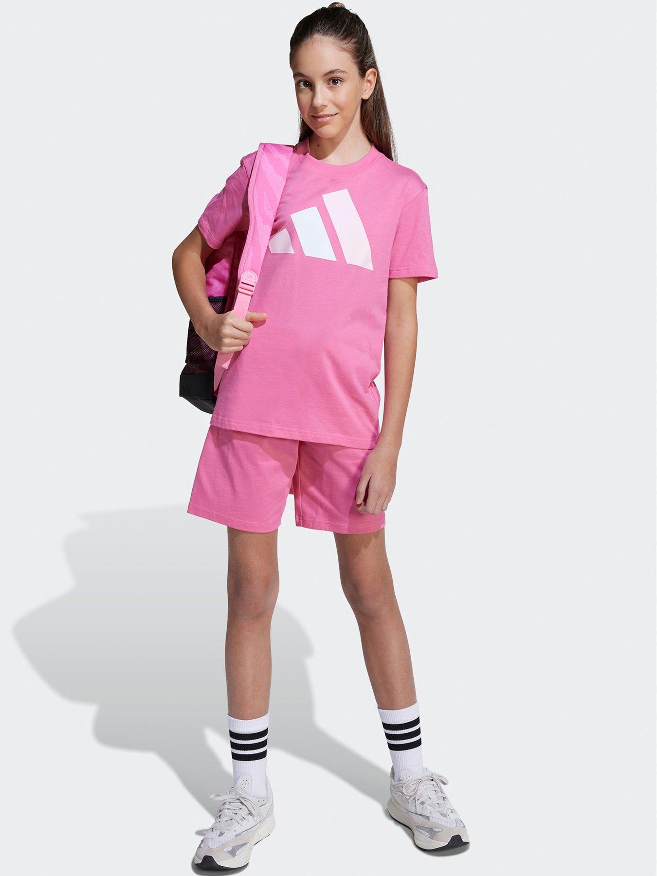 adidas-sportswear-junior-girls-essentials-t-shirt--pink
